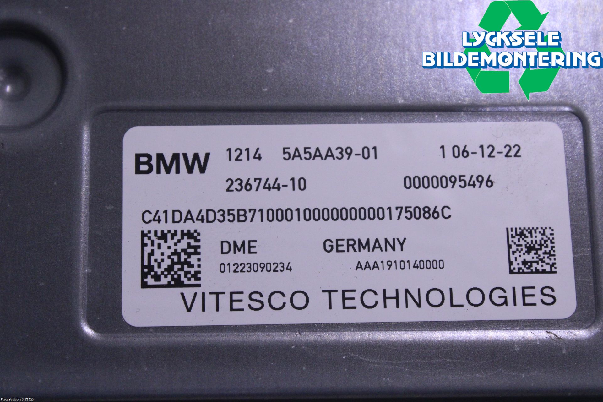 BMW X1/iX1 U11 23- Styrenhet Insprut Bensin