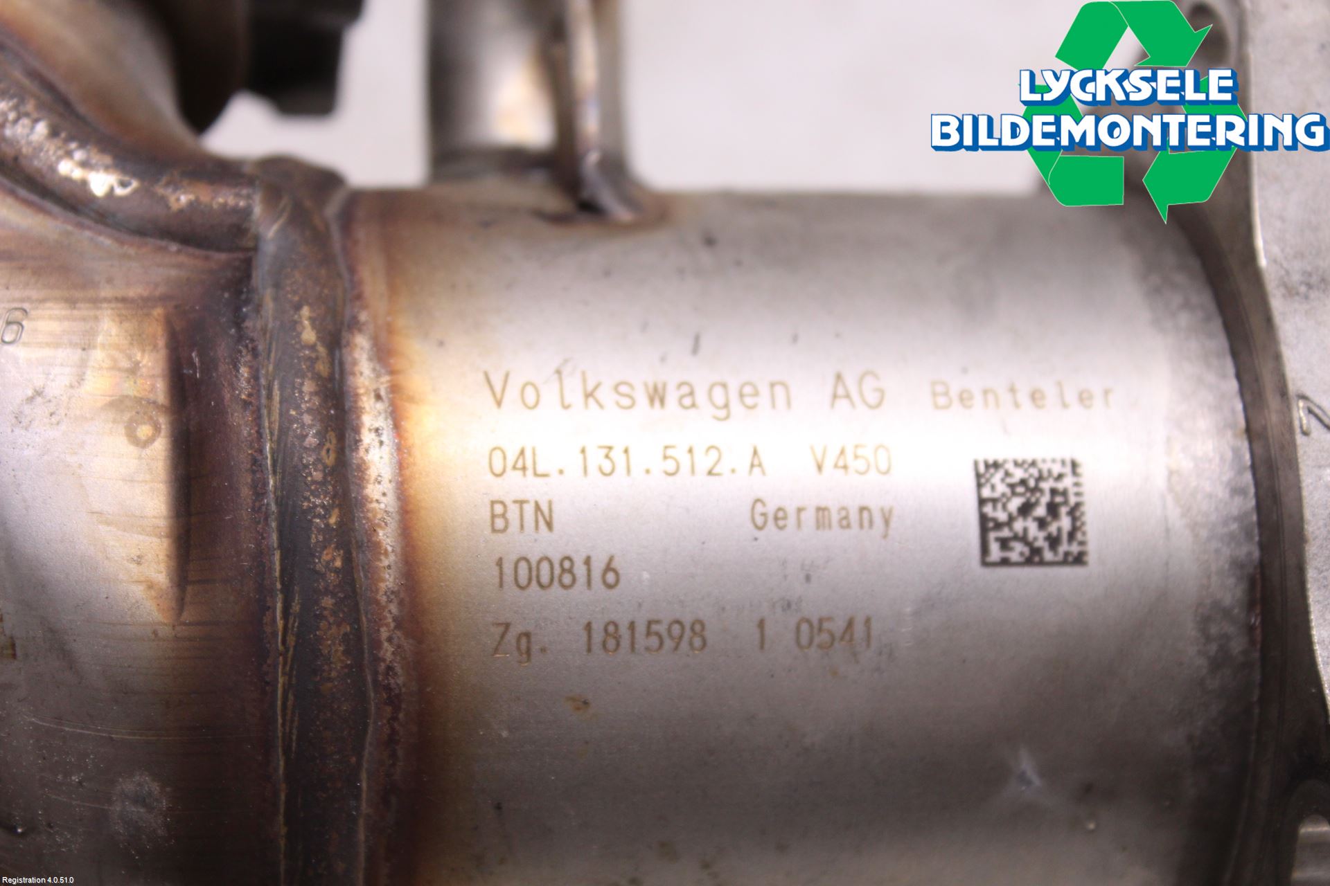 Audi A6/S6 4G 11-18 Avgaskylare