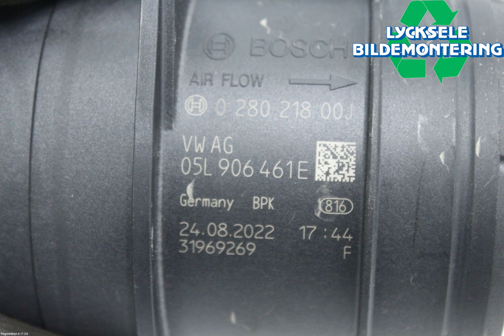 Volkswagen VW GOLF / E-GOLF VIII 20- Injluftmassamätare