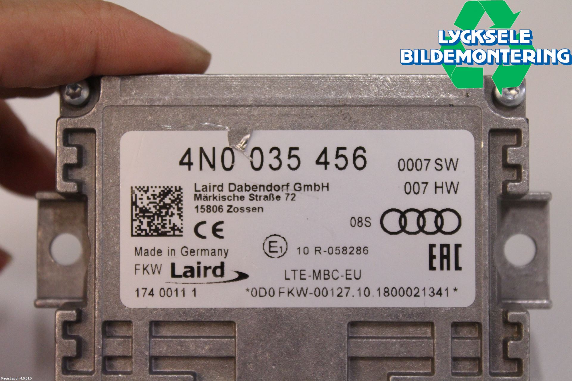 Audi Q8/SQ8 4M 19- Antennförstärkare