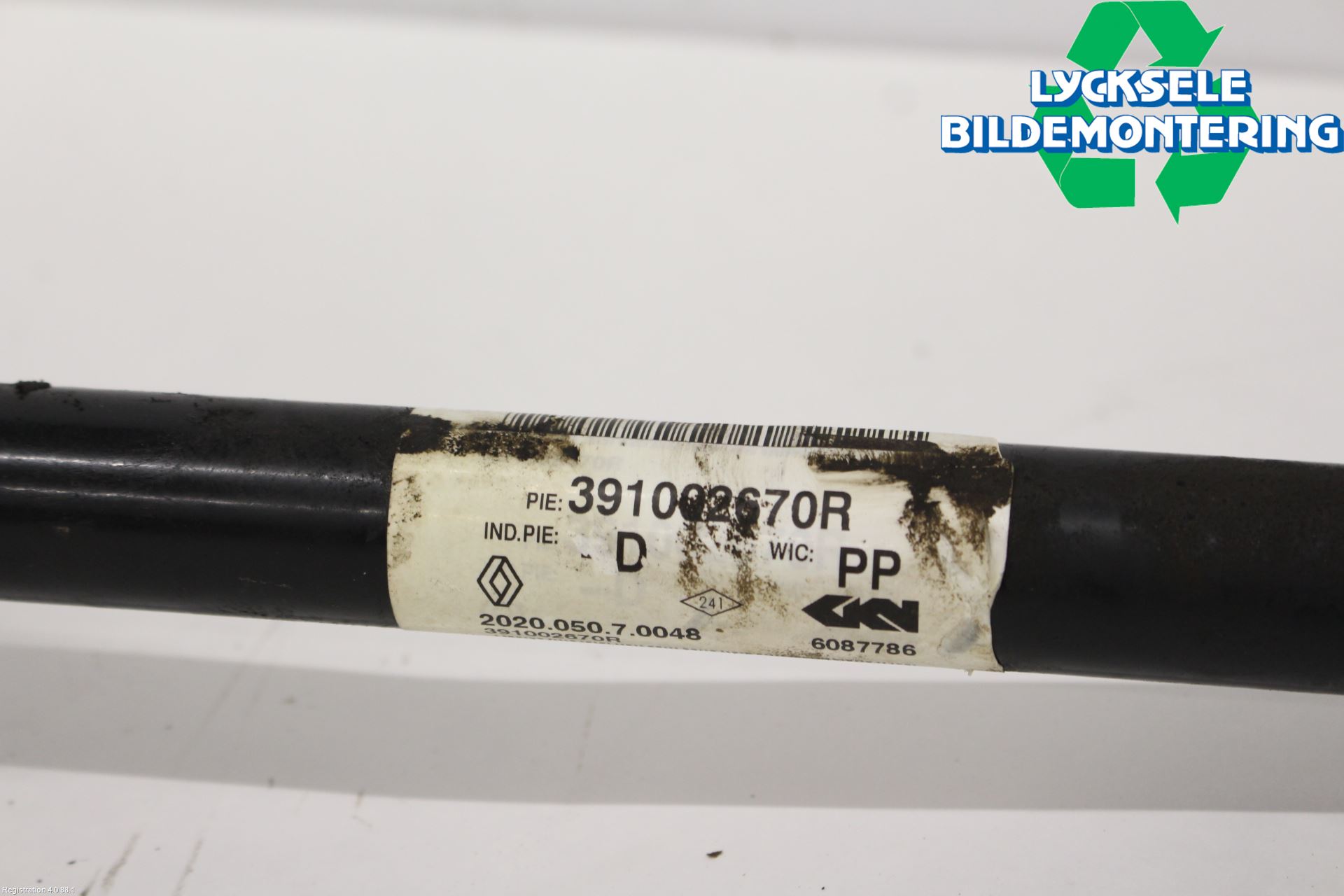 Nissan QASHQAI 17-21 Drivaxel Fram Höger