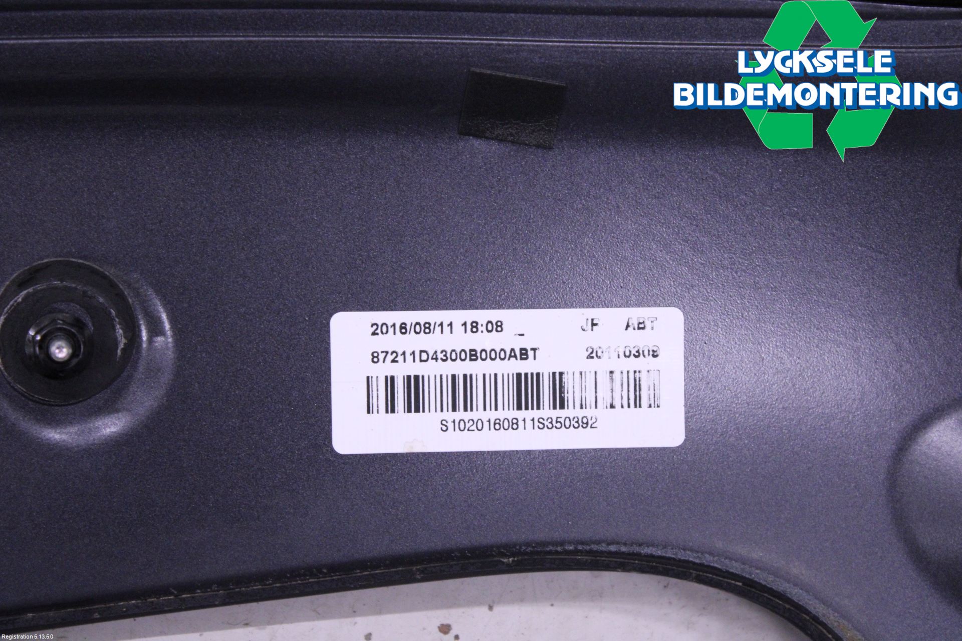Kia OPTIMA 16-20 Spoiler Baklucka