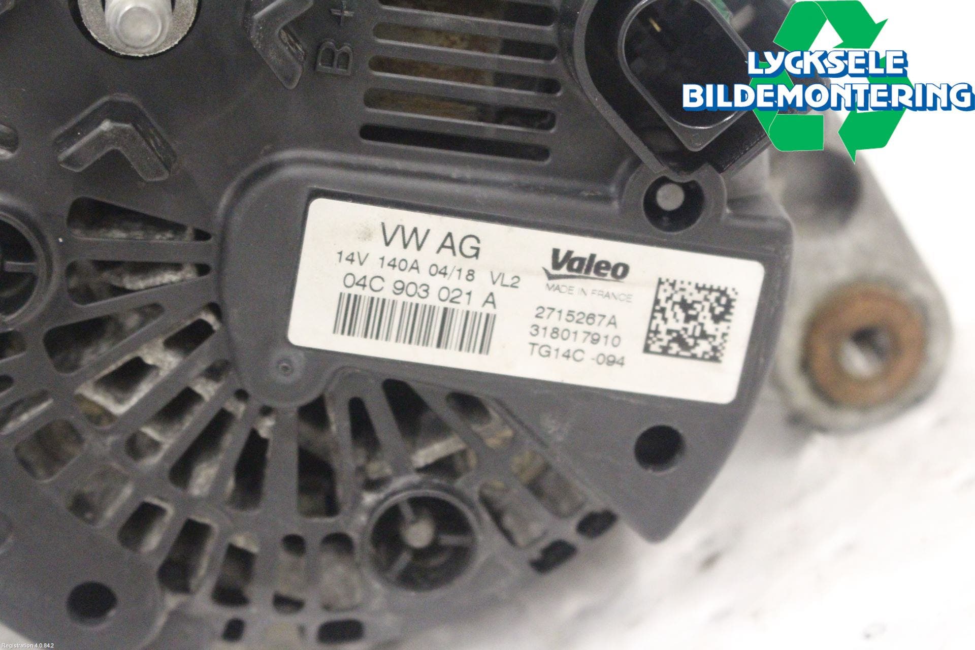 Volkswagen VW GOLF / E-GOLF VII 13-20 Generator