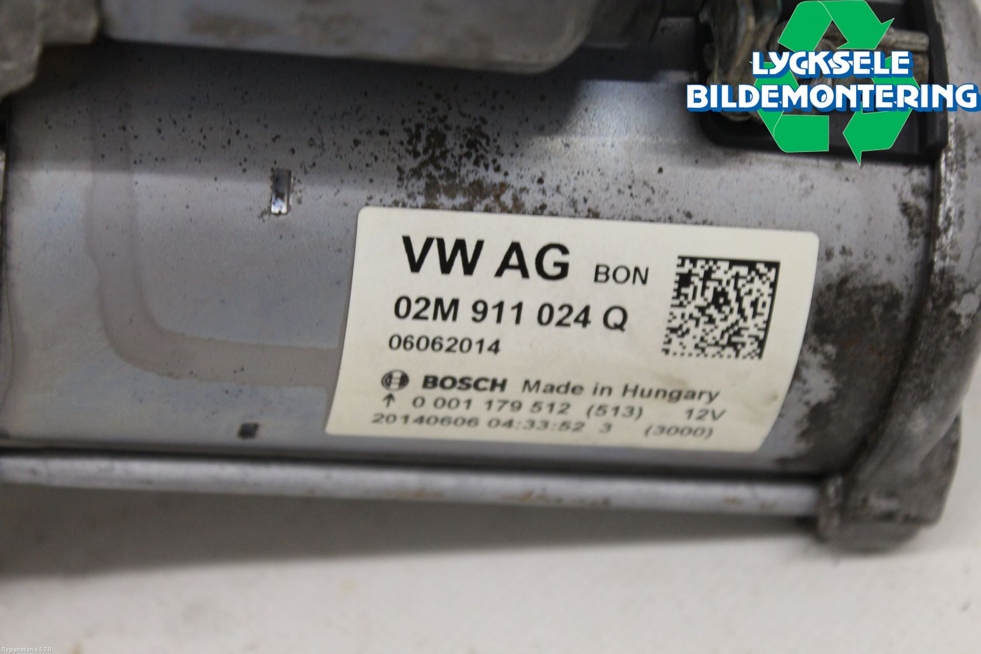 Volkswagen VW POLO 10-17 Startmotor
