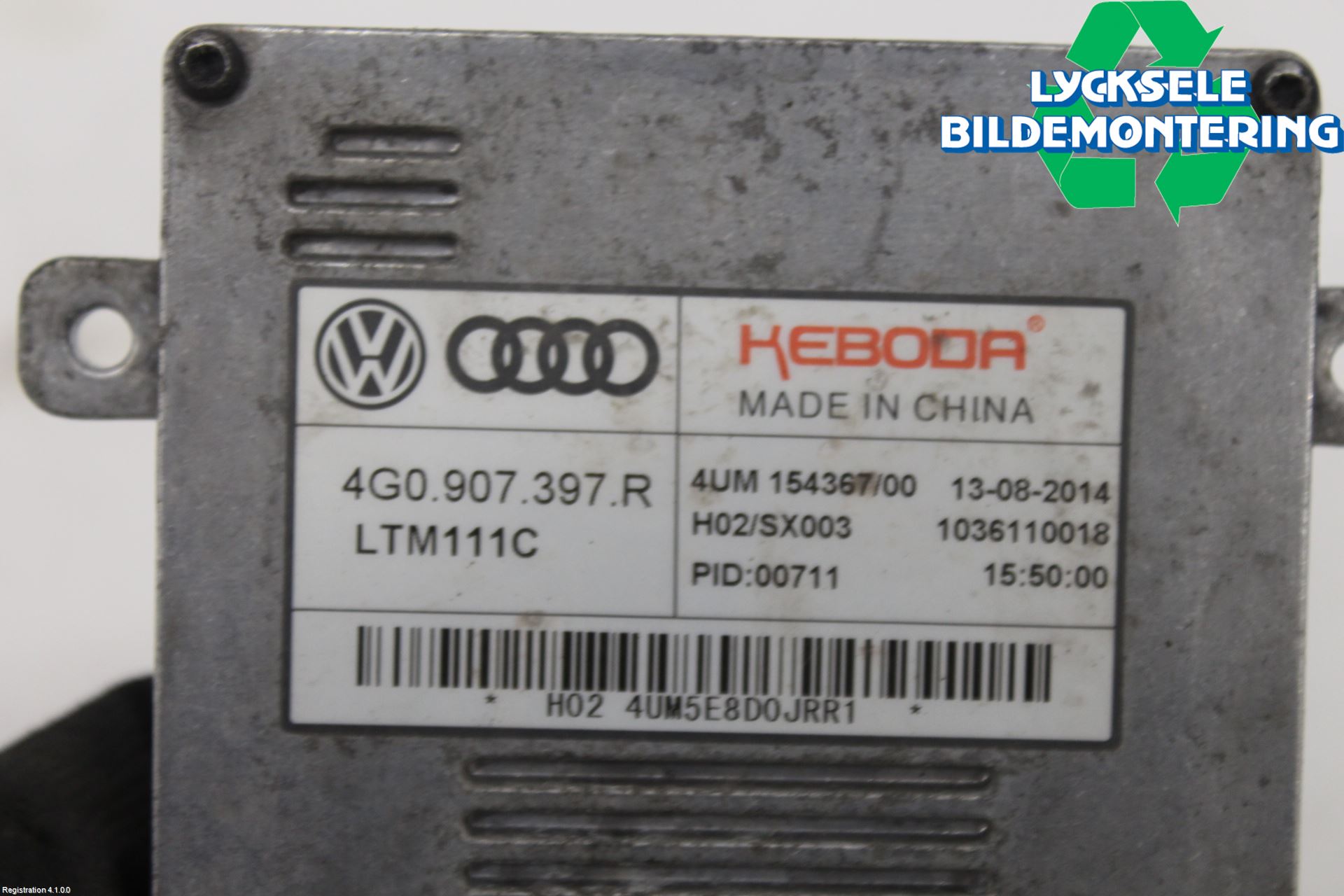 Audi A6 ALLROAD 12-18 Styrenhet Strålkastare