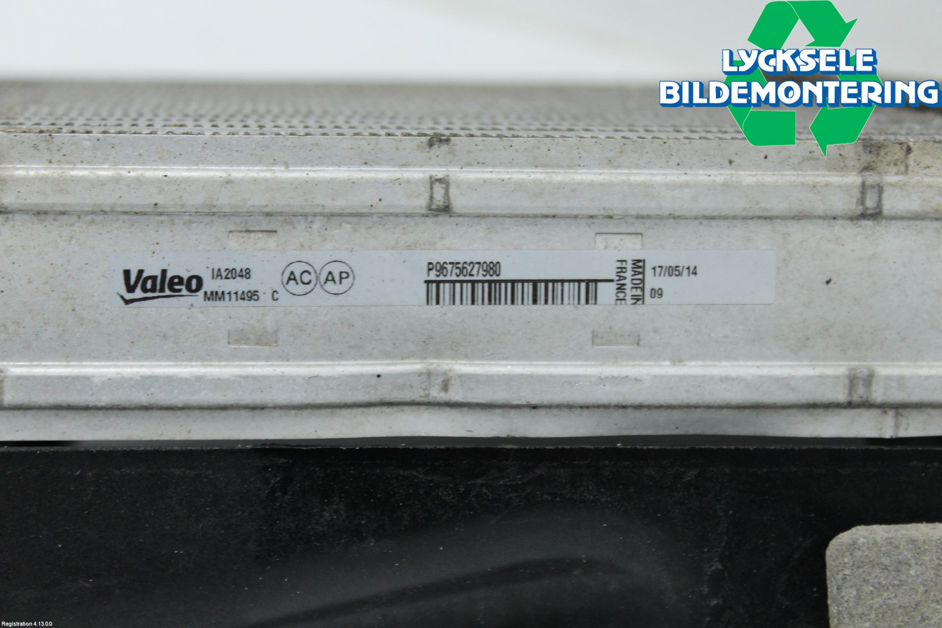 Peugeot 308 14-21 Laddluft-Intercooler Kyl
