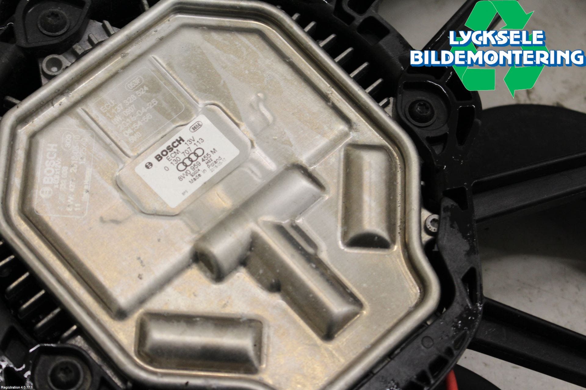 Audi A4/S4 B9 16-19 Kylfläkt El