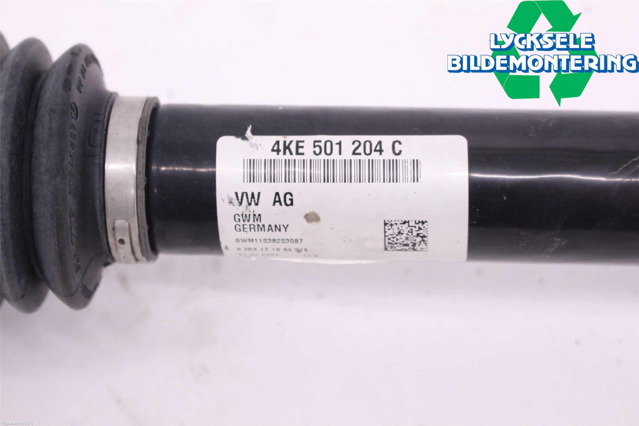 Audi E-TRON, S GE 19- Drivaxel Bak Höger