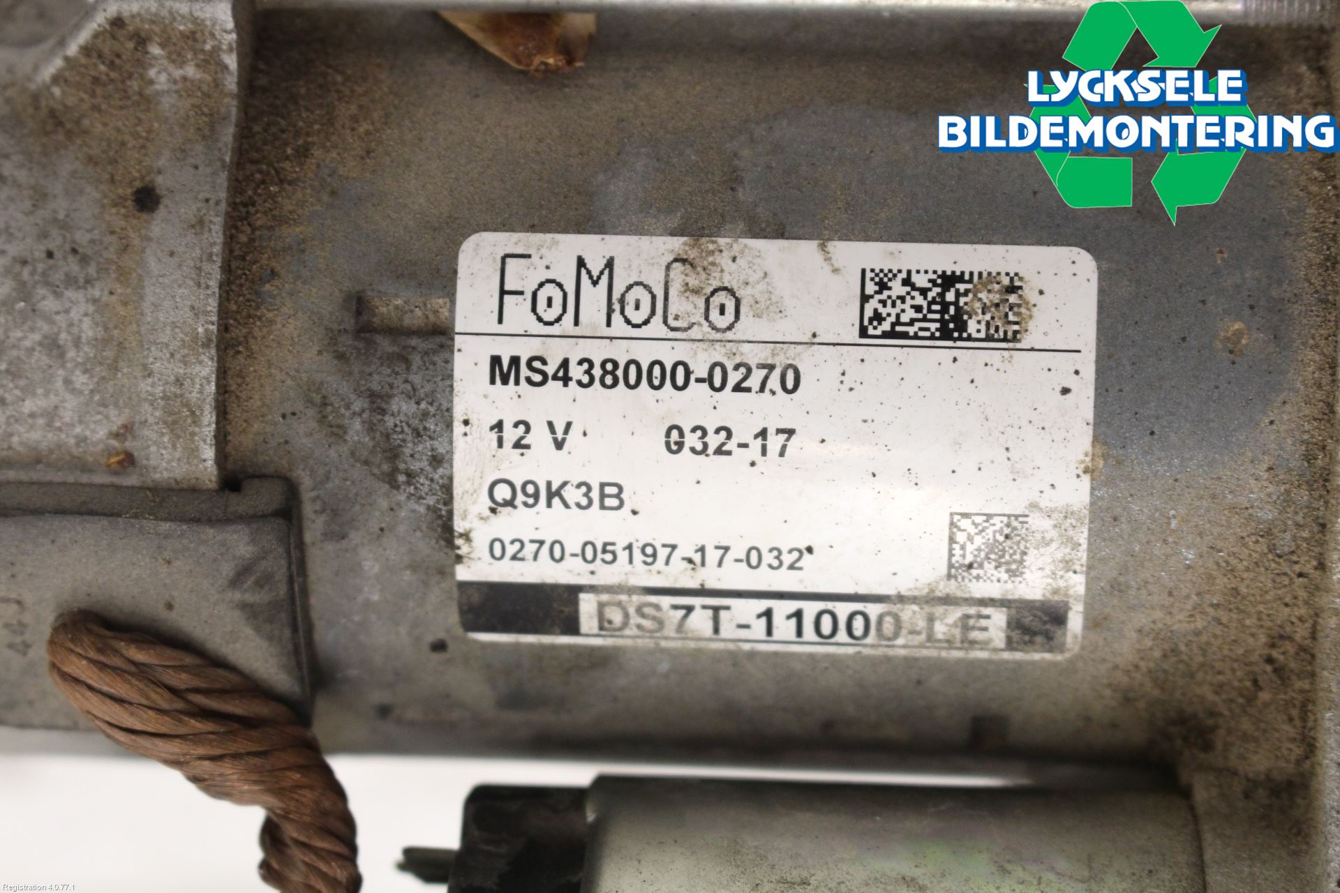 Ford MONDEO 15-22 Startmotor Diesel