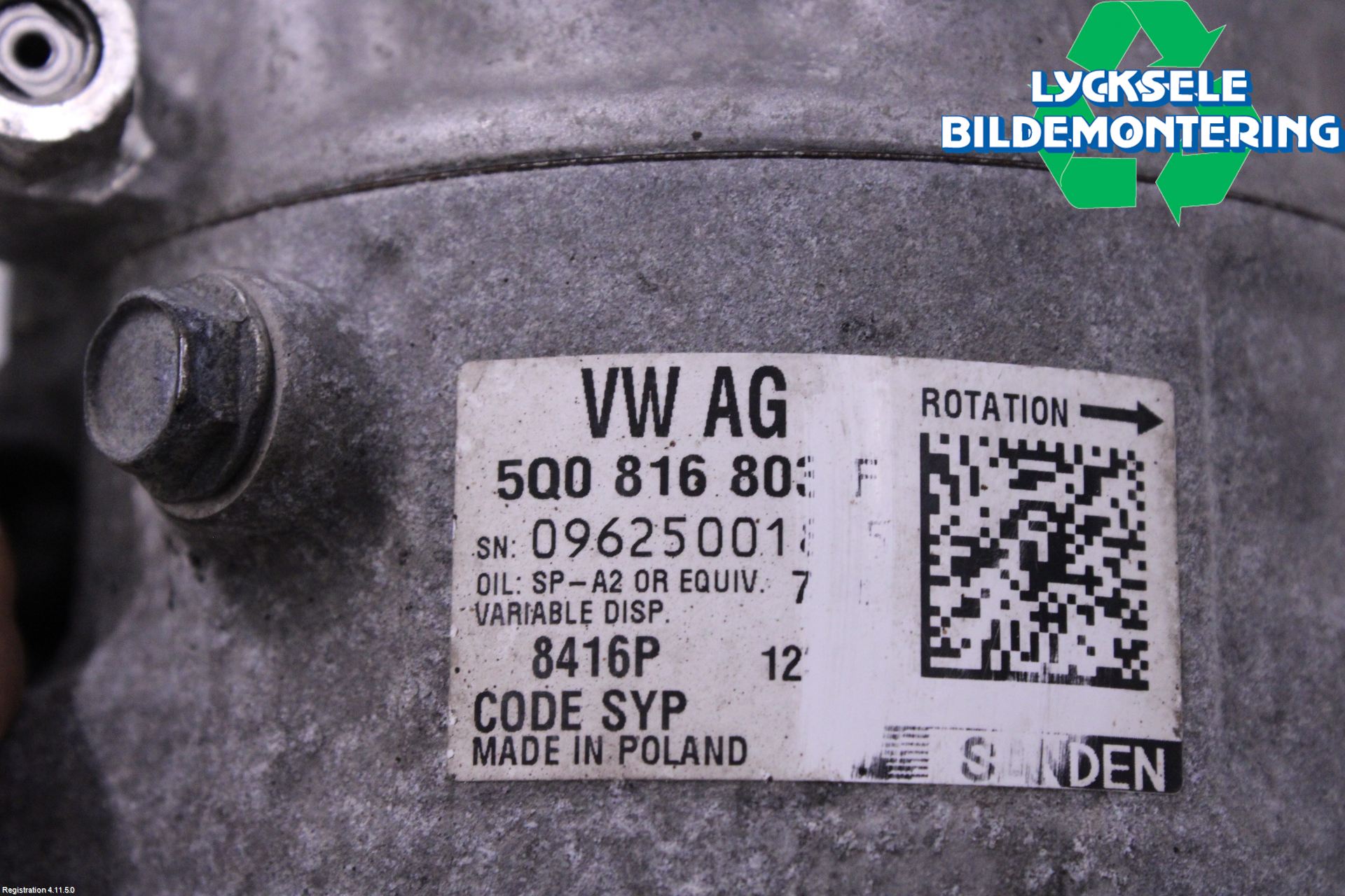 Skoda FABIA 15-21 Ac Kompressor