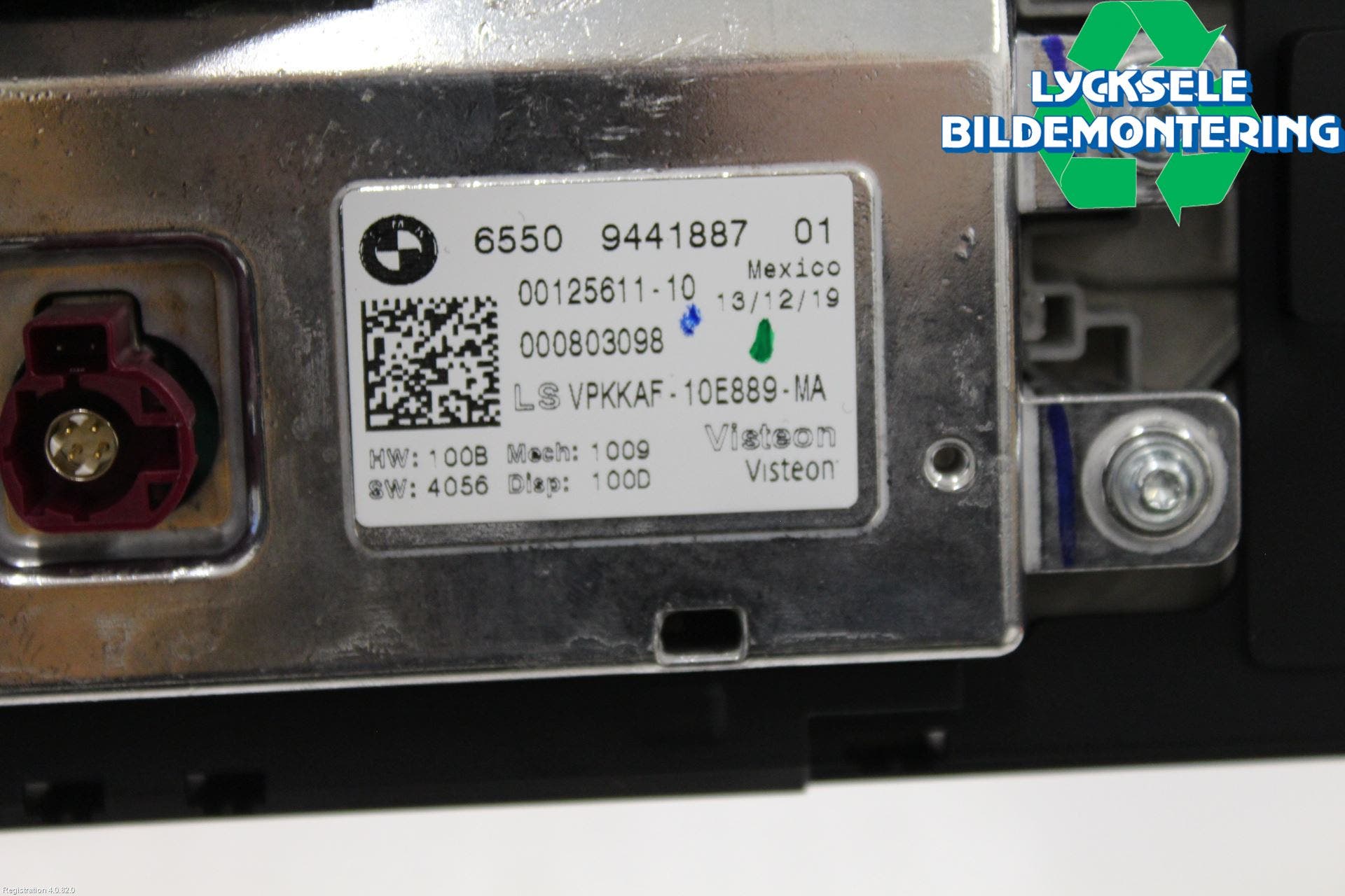 BMW 3 G20/G21/G80/G81 19- Bildskärm