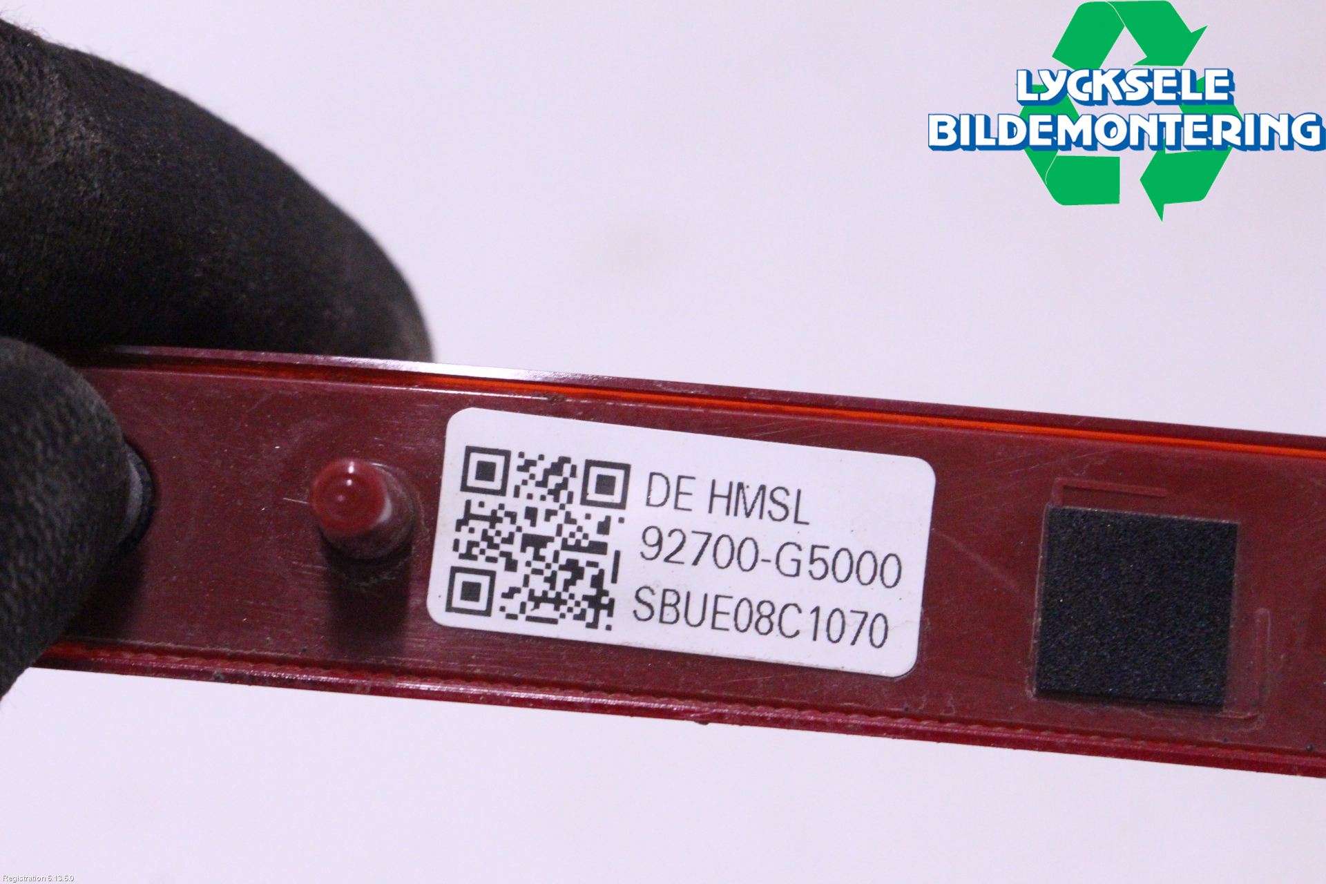 Kia NIRO (DE) 17-22 Bromsljus Bakruta