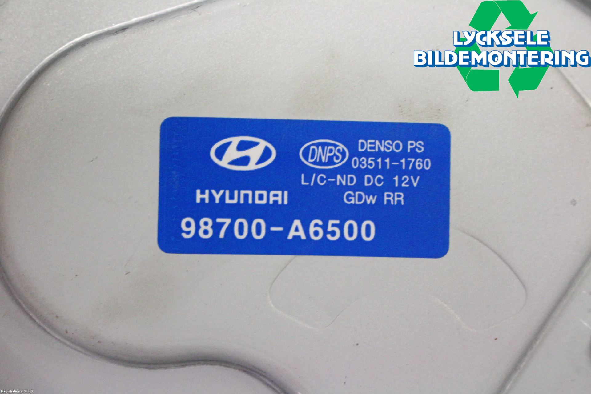 Hyundai i30 GD 13-17 Torkarmotor Baklucka