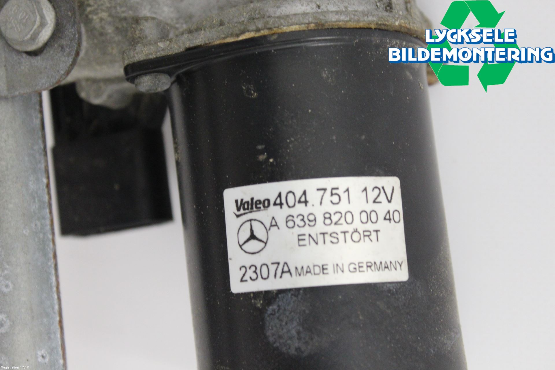 Mercedes-Benz MB VITO/VIANO (W639) 04-14 Torkarmekanism Vindruta
