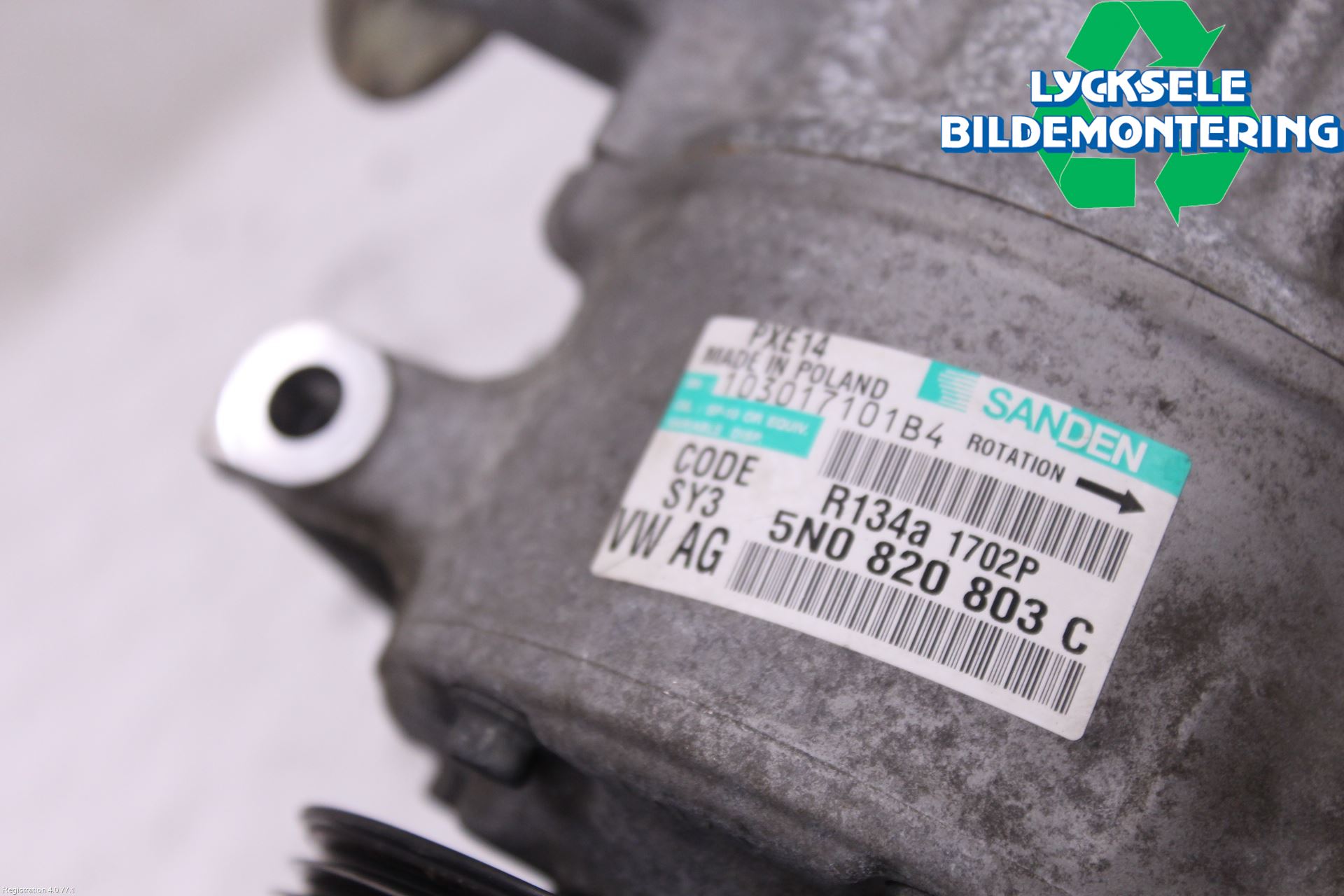 Volkswagen VW GOLF VI 09-13 Ac Kompressor