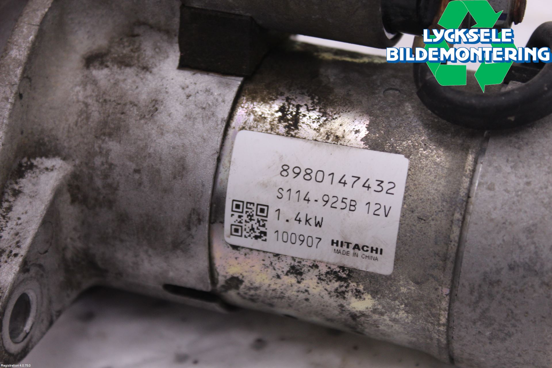 Opel ASTRA J 10-15 Startmotor Diesel