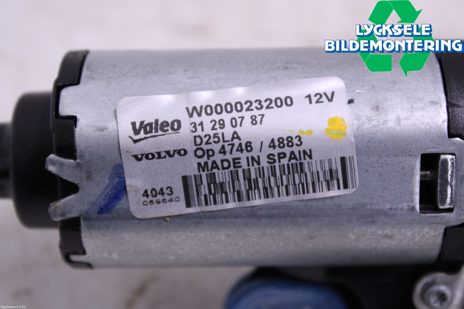 Volvo XC70 08-13 Torkarmotor Baklucka
