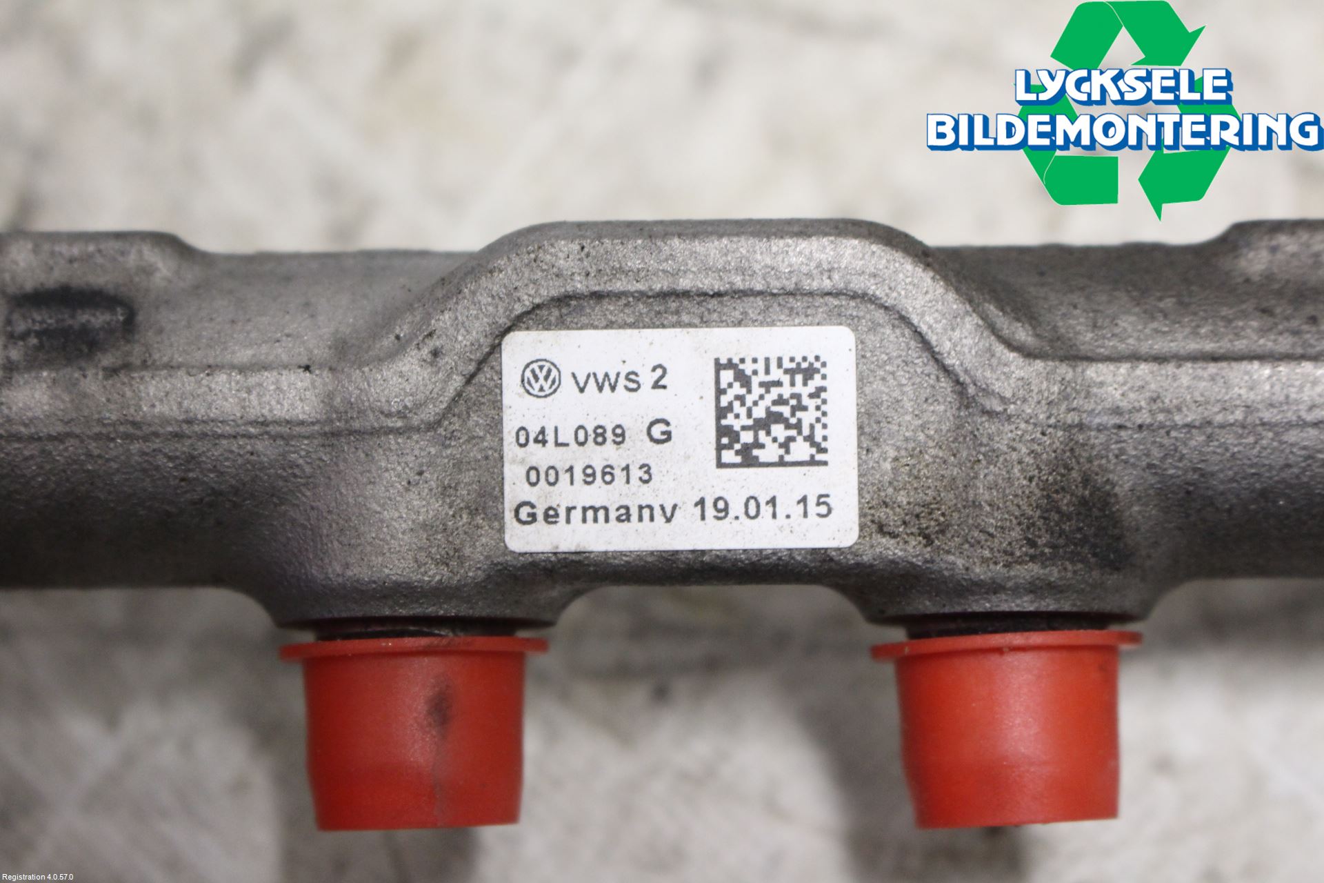 Volkswagen VW PASSAT 15-19 Inj. Fuelrail