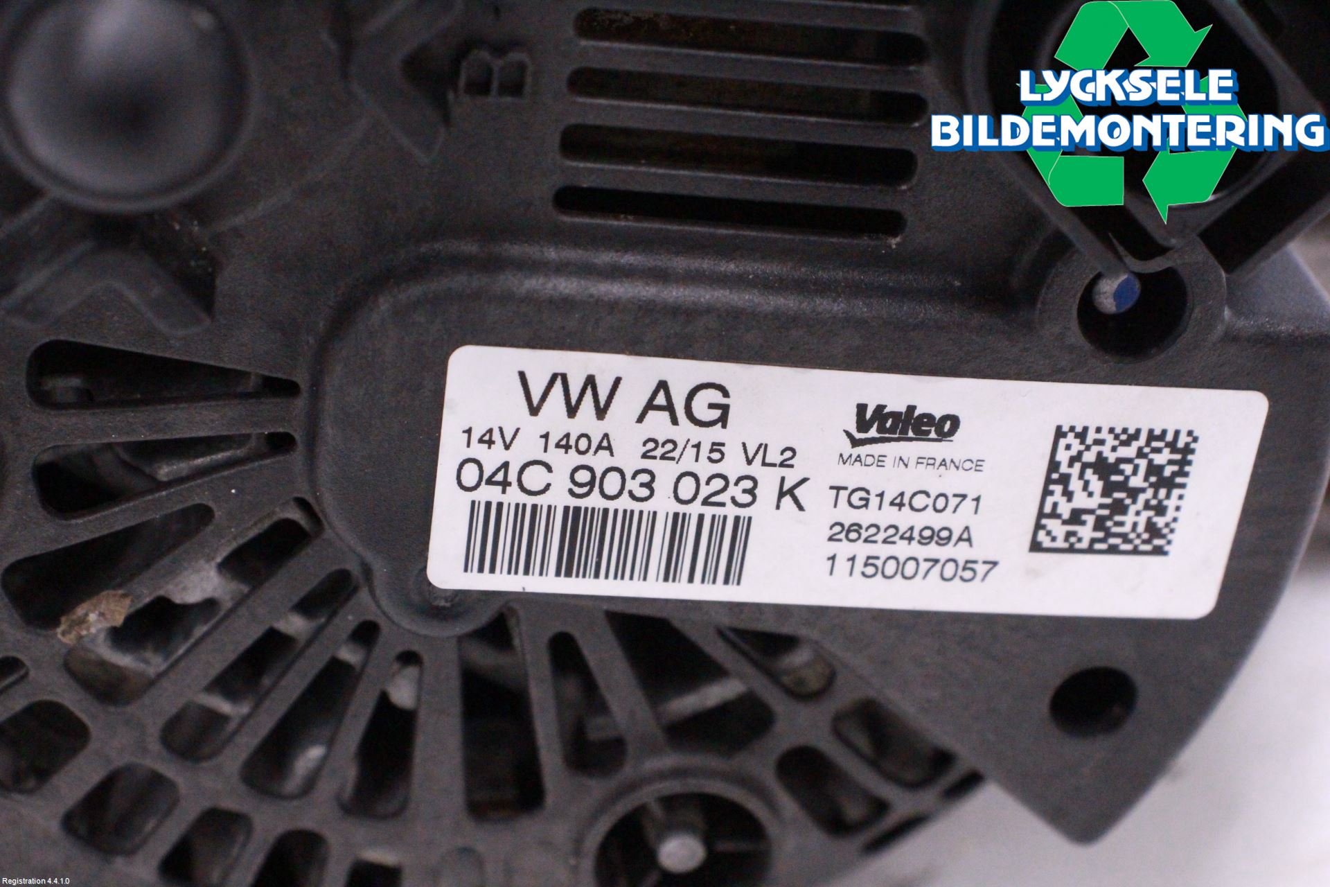 Volkswagen VW GOLF / E-GOLF VII 13-20 Generator