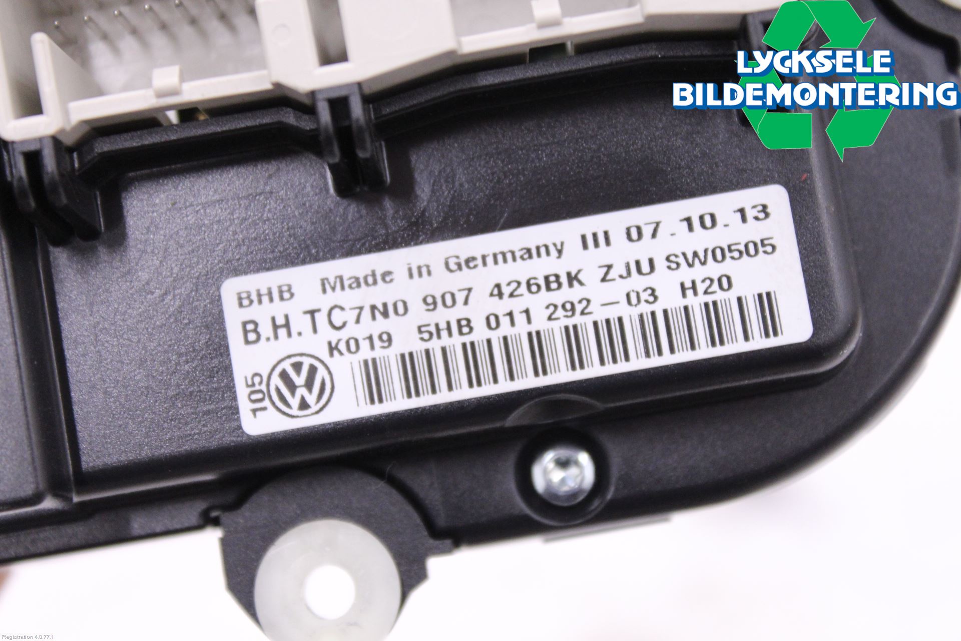 Volkswagen VW CADDY 11-15 Ac Styrenhet Ac Manöveren