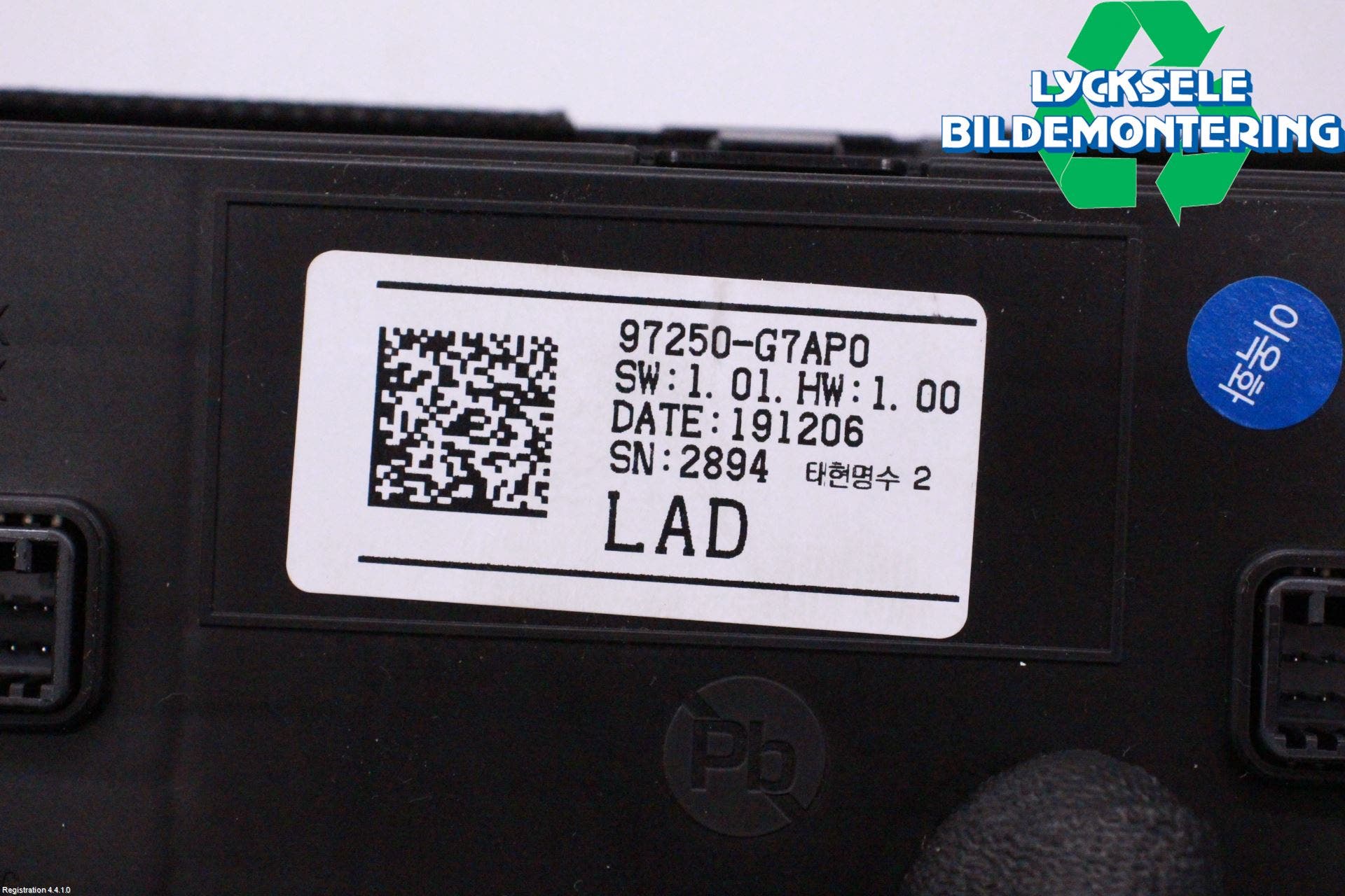 Hyundai IONIQ AE 17-22 Ac Styrenhet Ac Manöveren