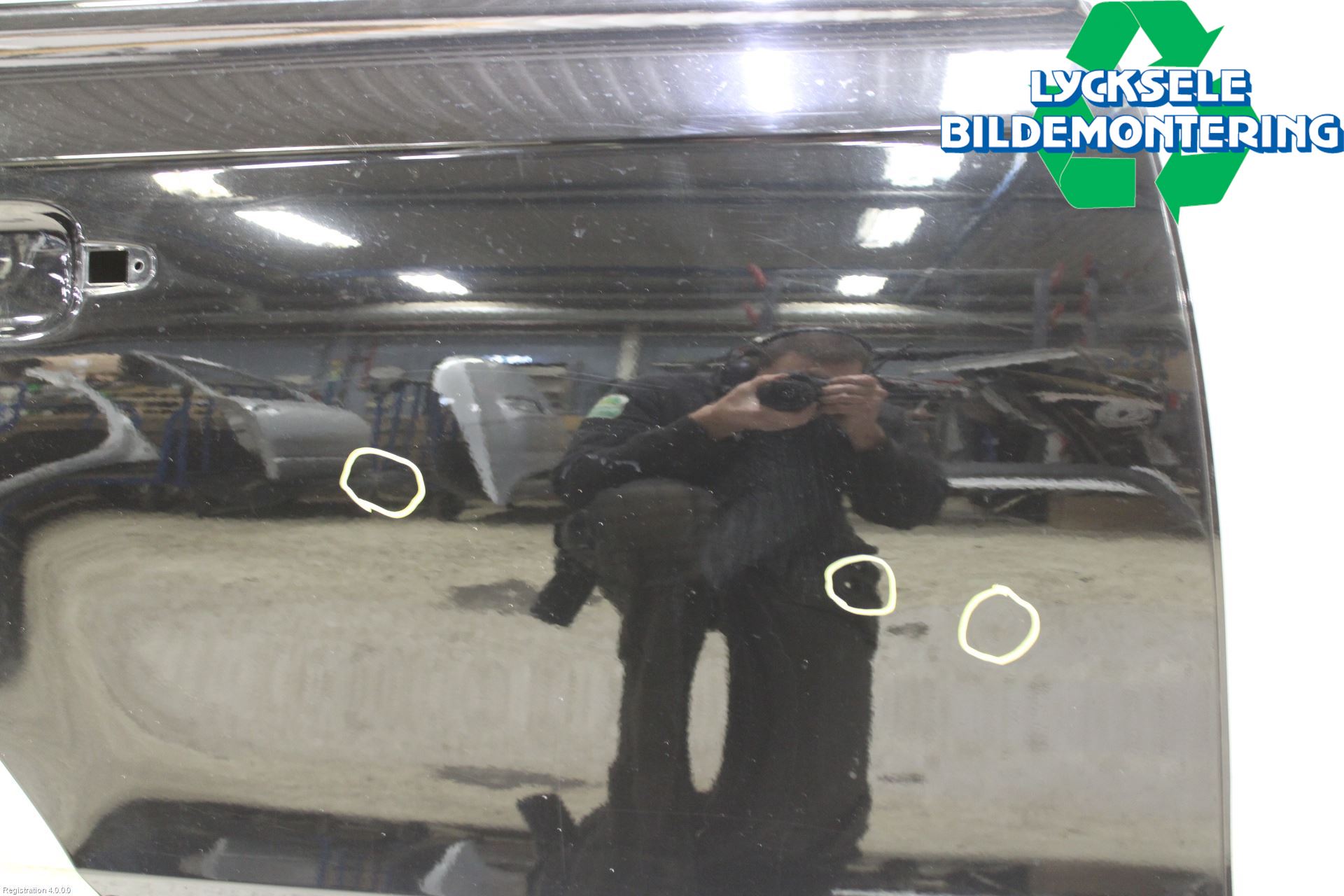 Audi A4/S4 08-11 Dörr Bak Höger