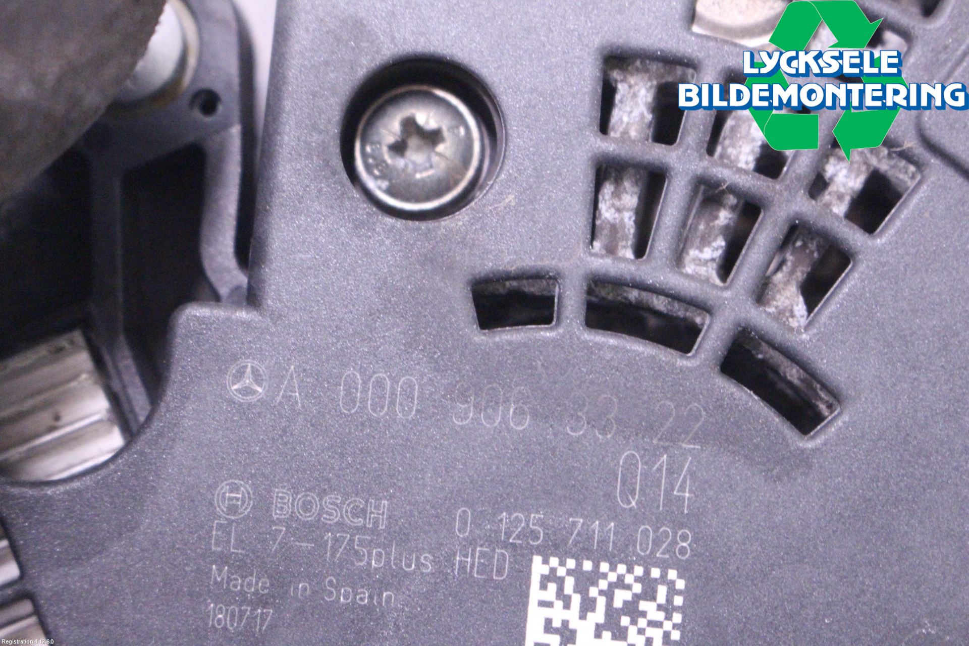 Mercedes-Benz MB B-KLASS (W246/W242) 12-19 Generator