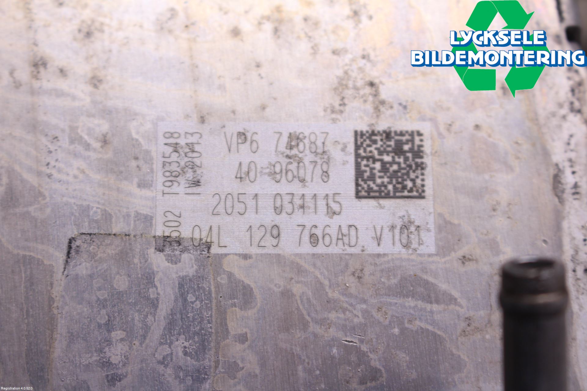 Audi A4/S4 B9 16-19 Grenrör Insug