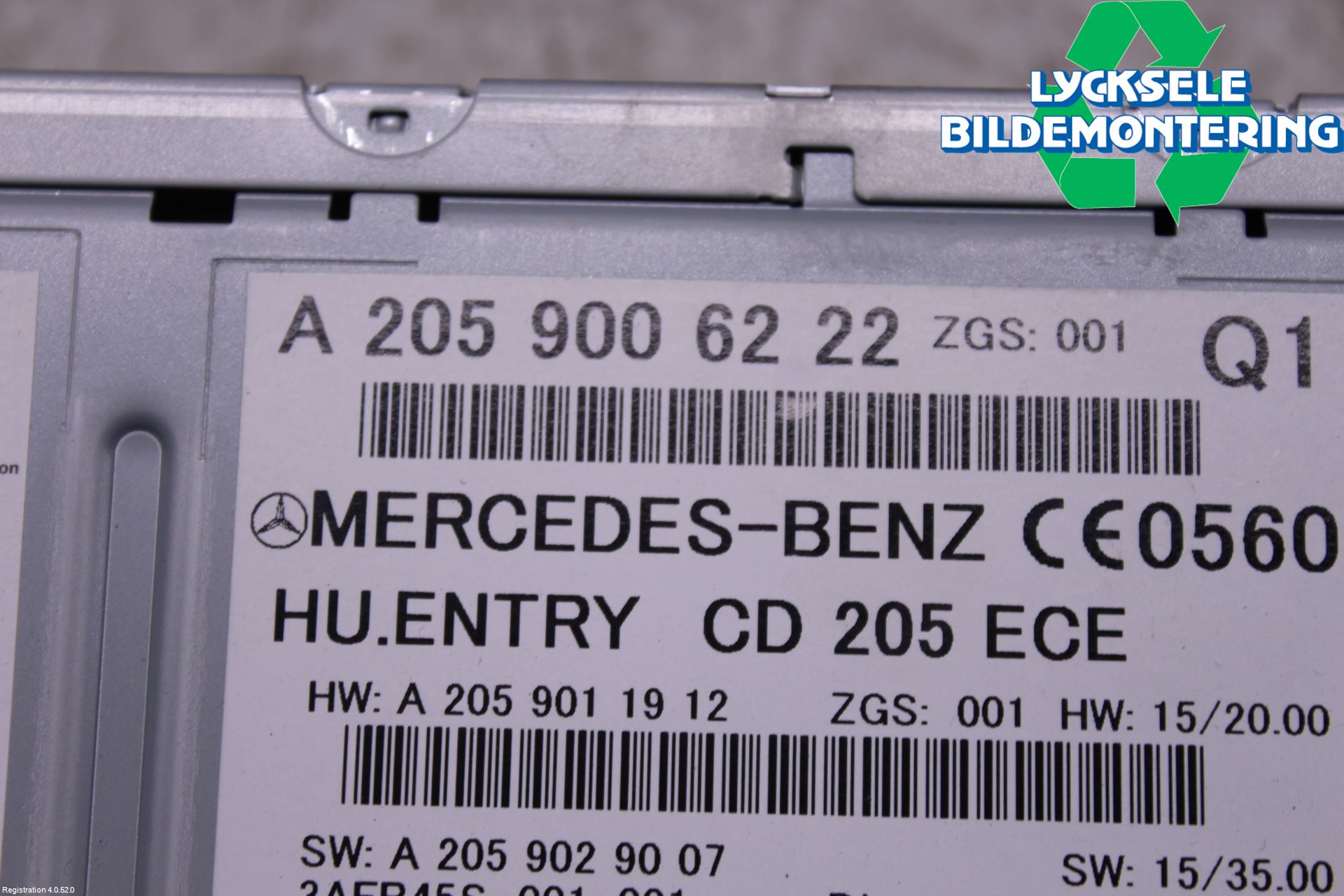 Mercedes-Benz MB GLC-KLASS (X253/C253) 15-22 Cd Radio - Multimediapanel