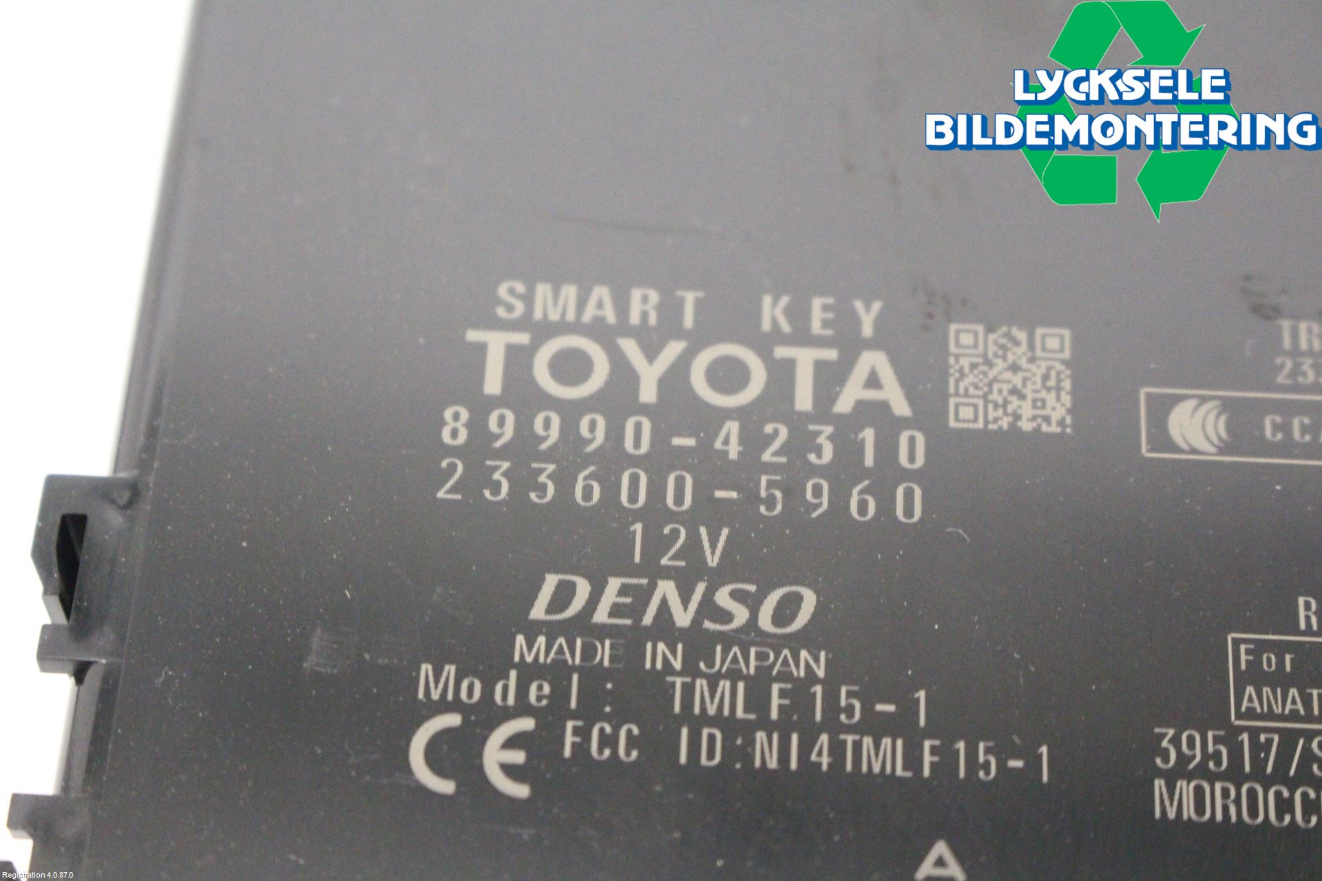 Toyota RAV4 19- Styrenhet Nyckellöst System