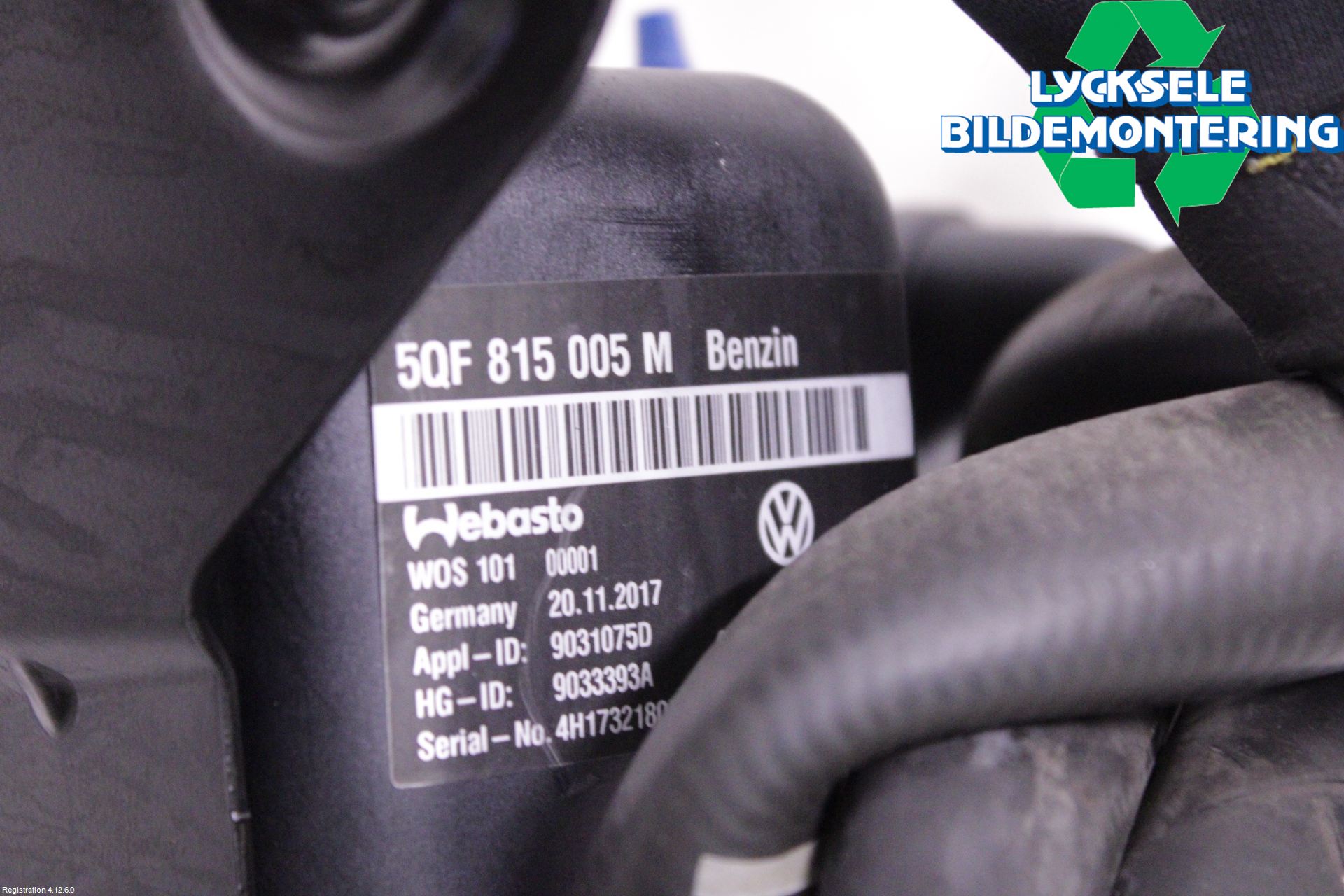 Volkswagen VW TIGUAN 16-24 Bensinvärmare