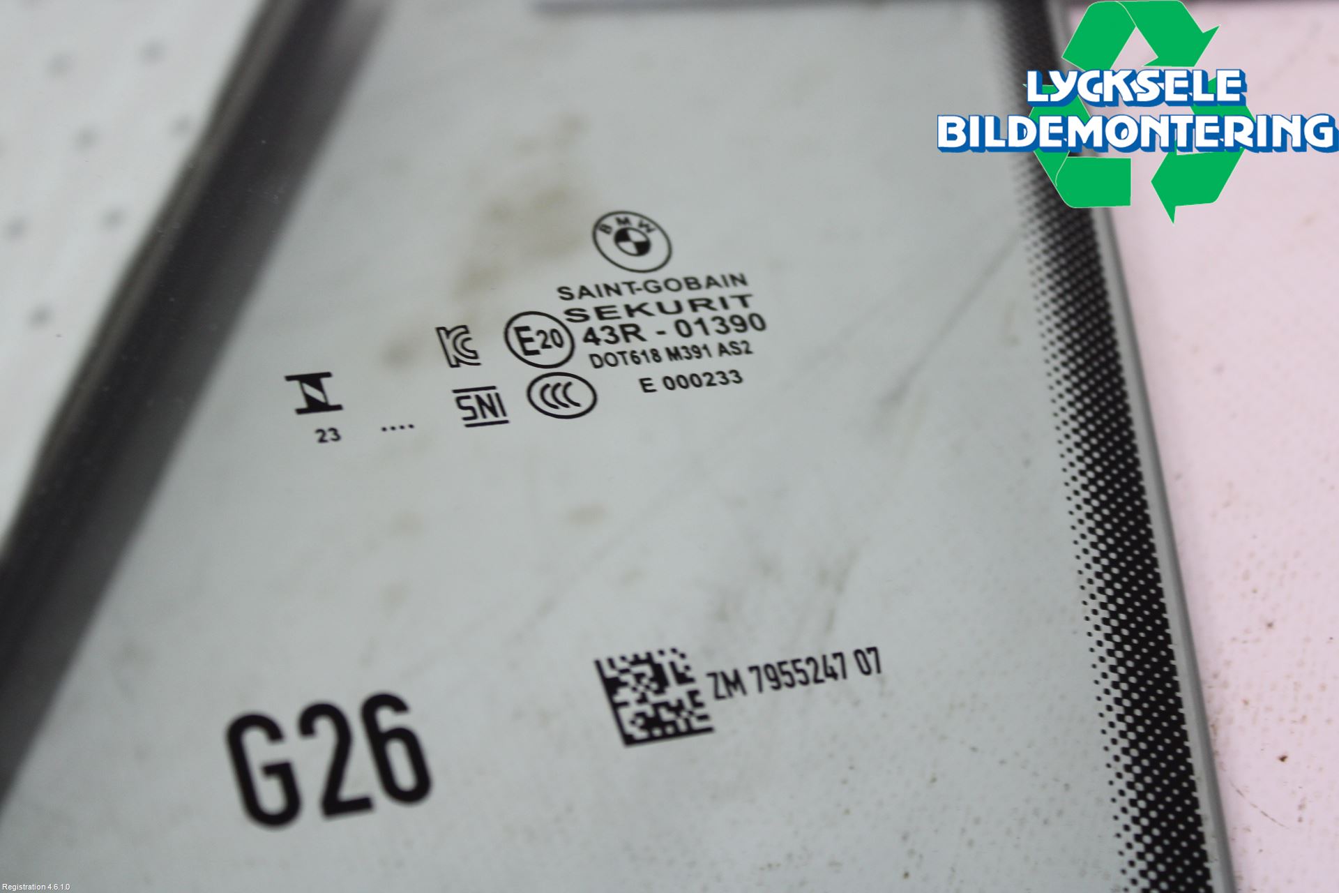 BMW 4/i4 G26 GRAN COUPÉ 21- Dörruta Fram Vänster