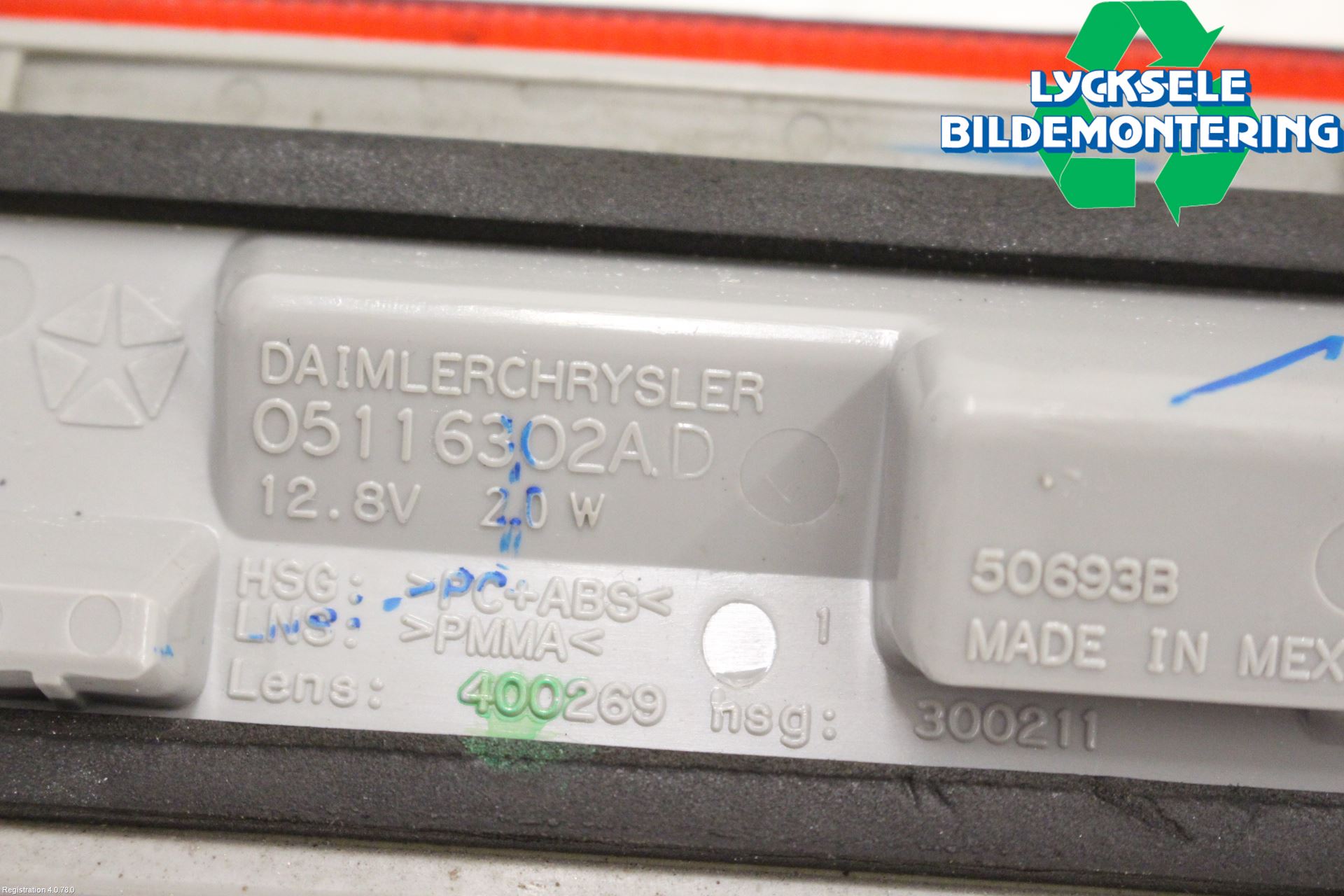 Fiat FREEMONT Bromsljus Bakruta