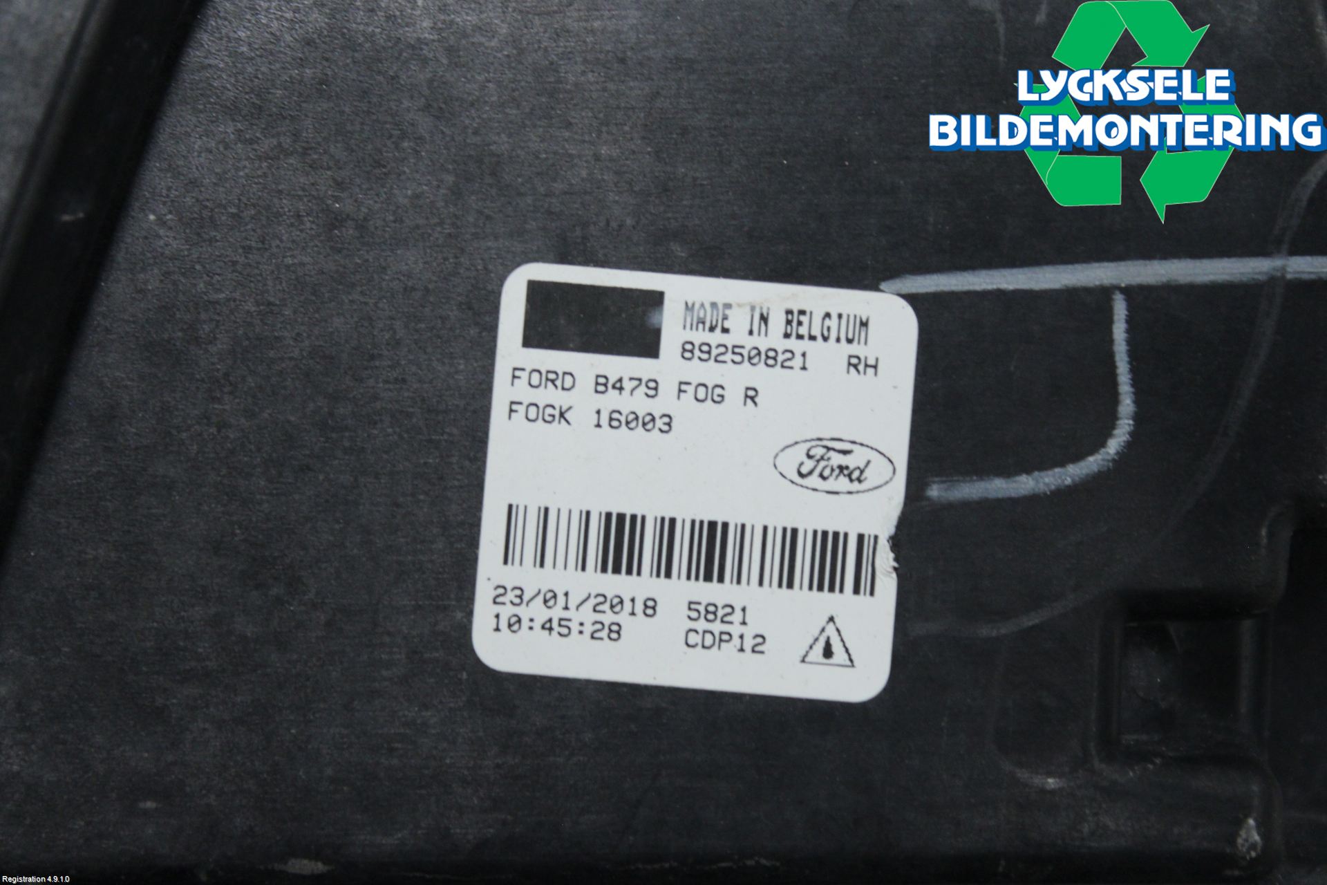 Ford FIESTA (VII) 18-23 Dimljus-Varselljus Fram