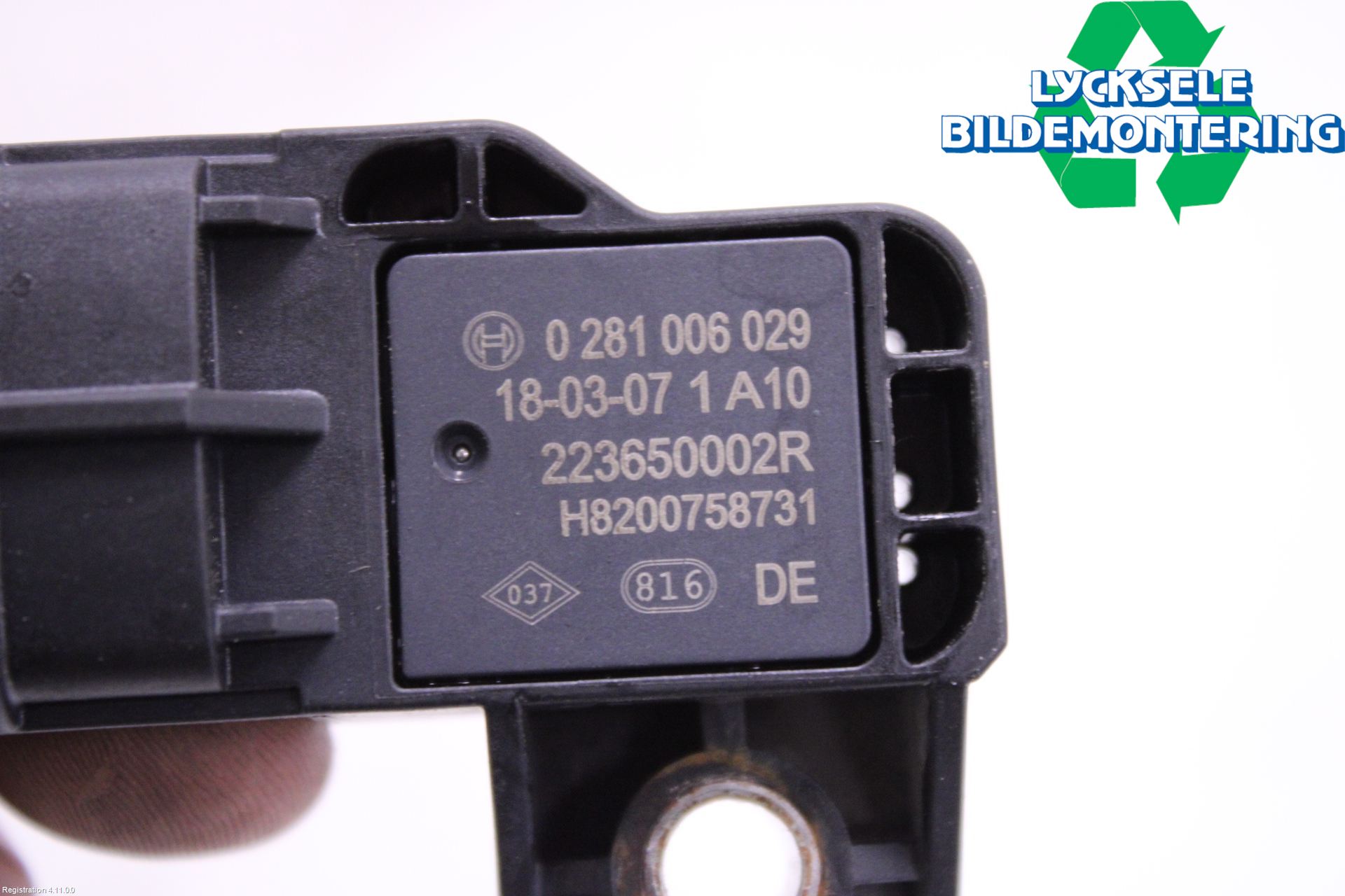 Renault CLIO IV 16-19 Givare Laddluftstryck