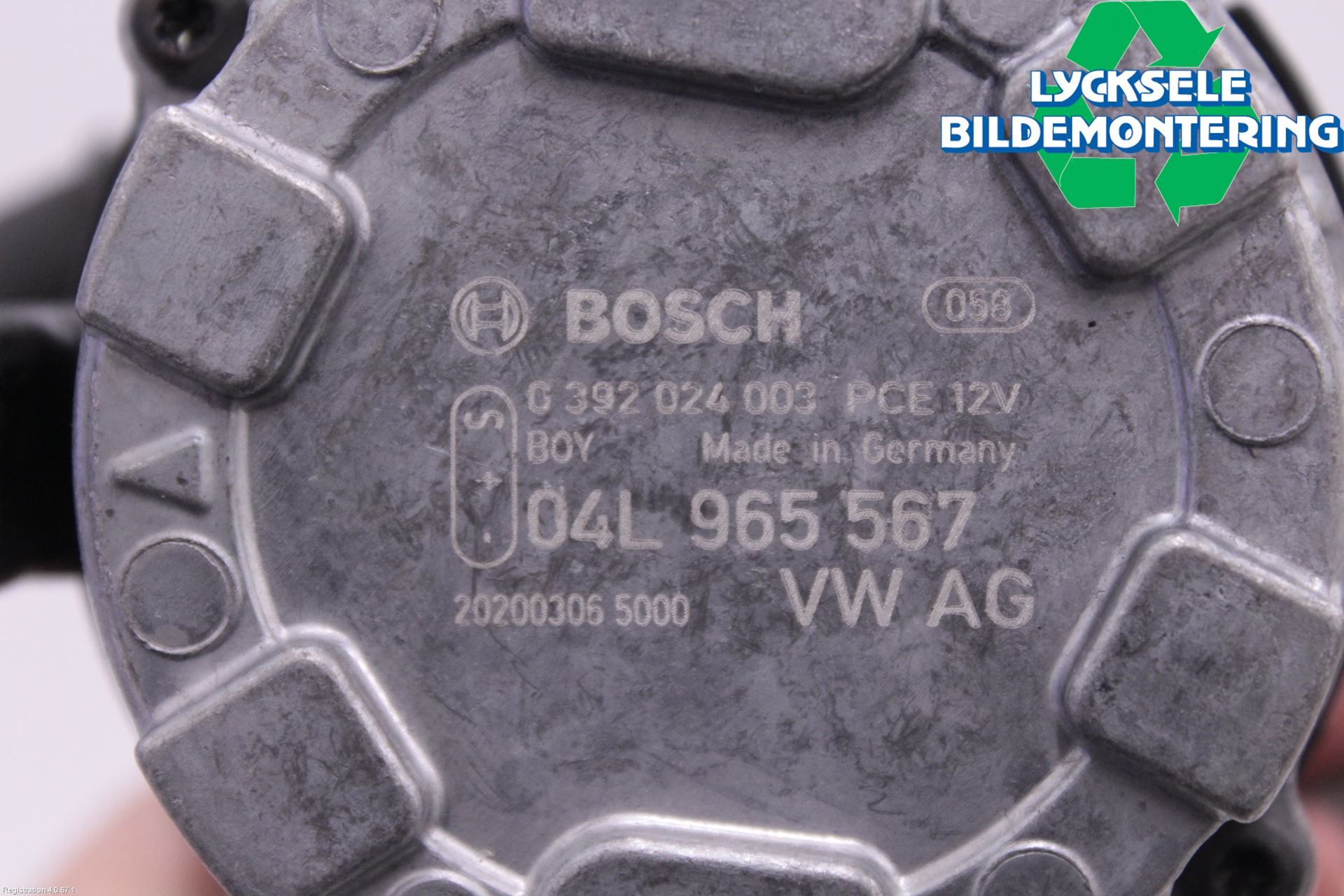 Volkswagen VW GOLF / E-GOLF VII 13-20 Vattenpump