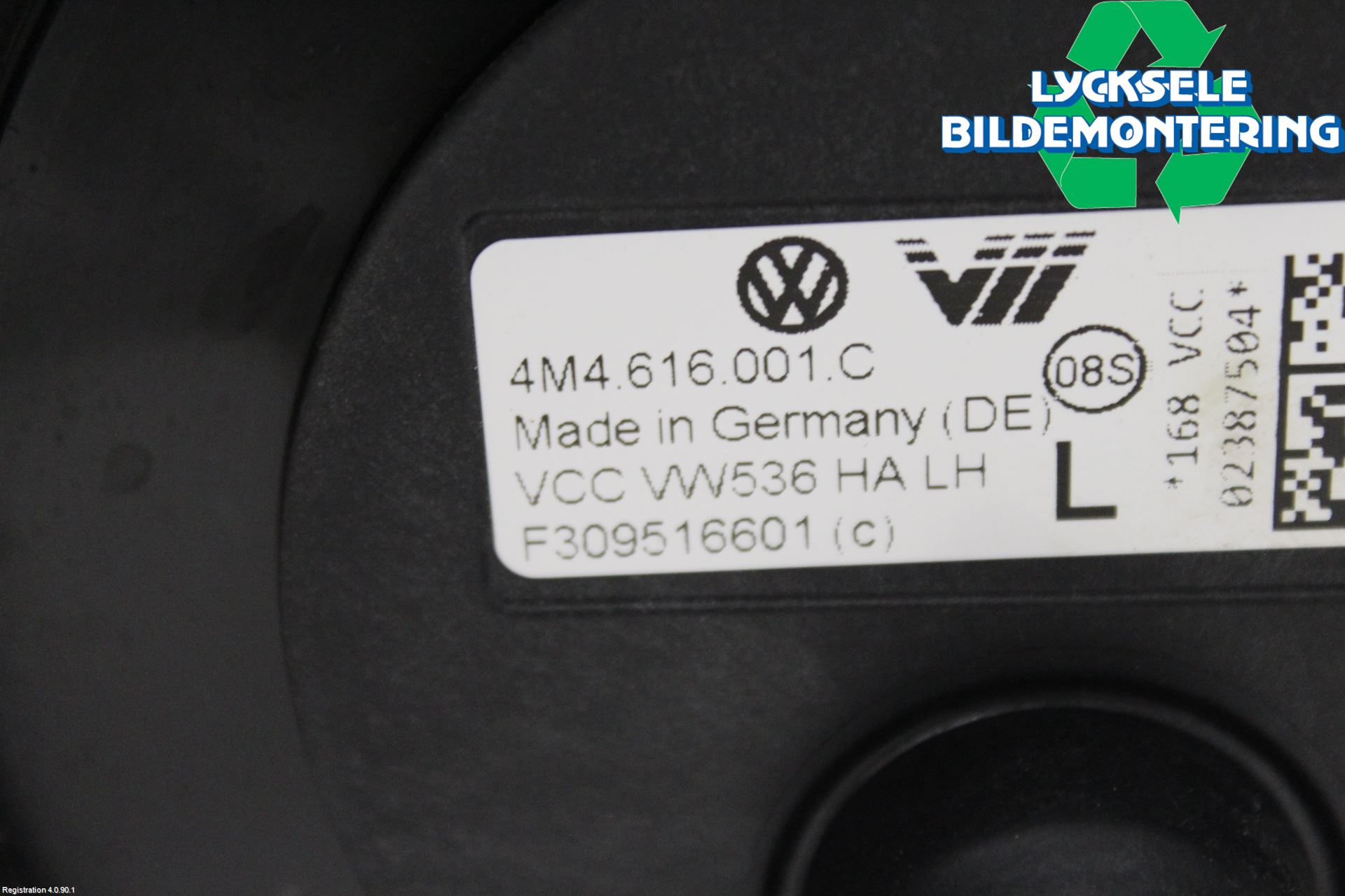 Volkswagen VW TOUAREG CR 18- Nivå-Luftfjädring Bälg