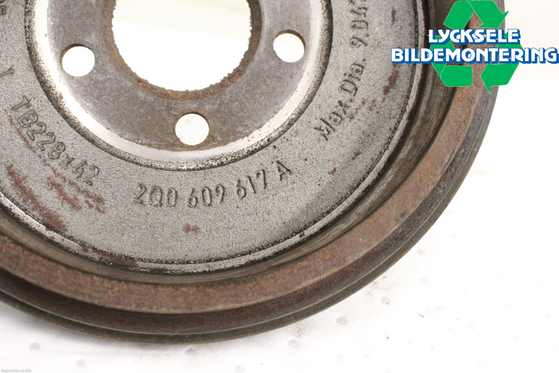 Volkswagen VW POLO VI 18->> Bromstrumma Bak