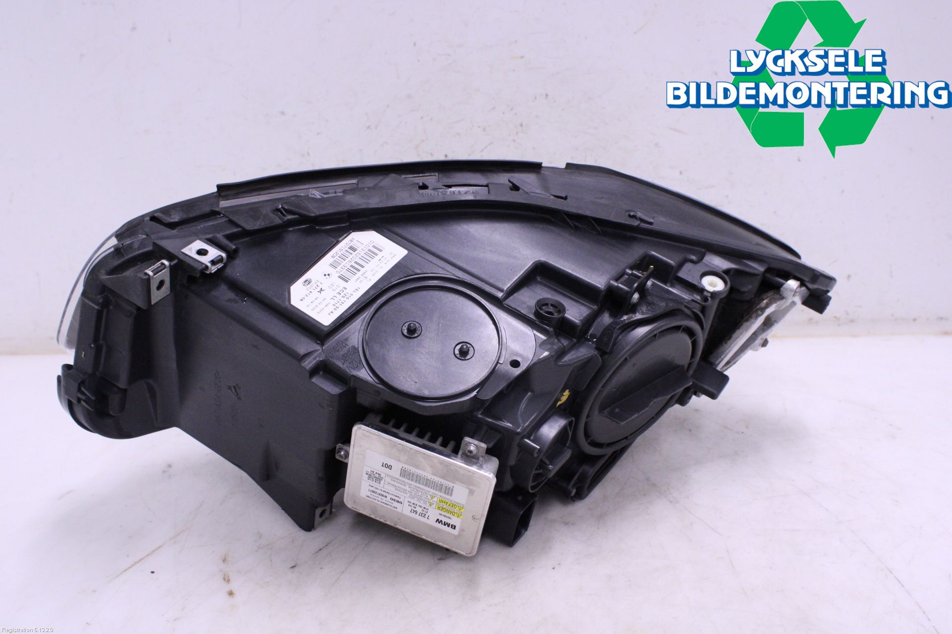 BMW 5 F10/F11/F18 09-17 Strålkastare Höger