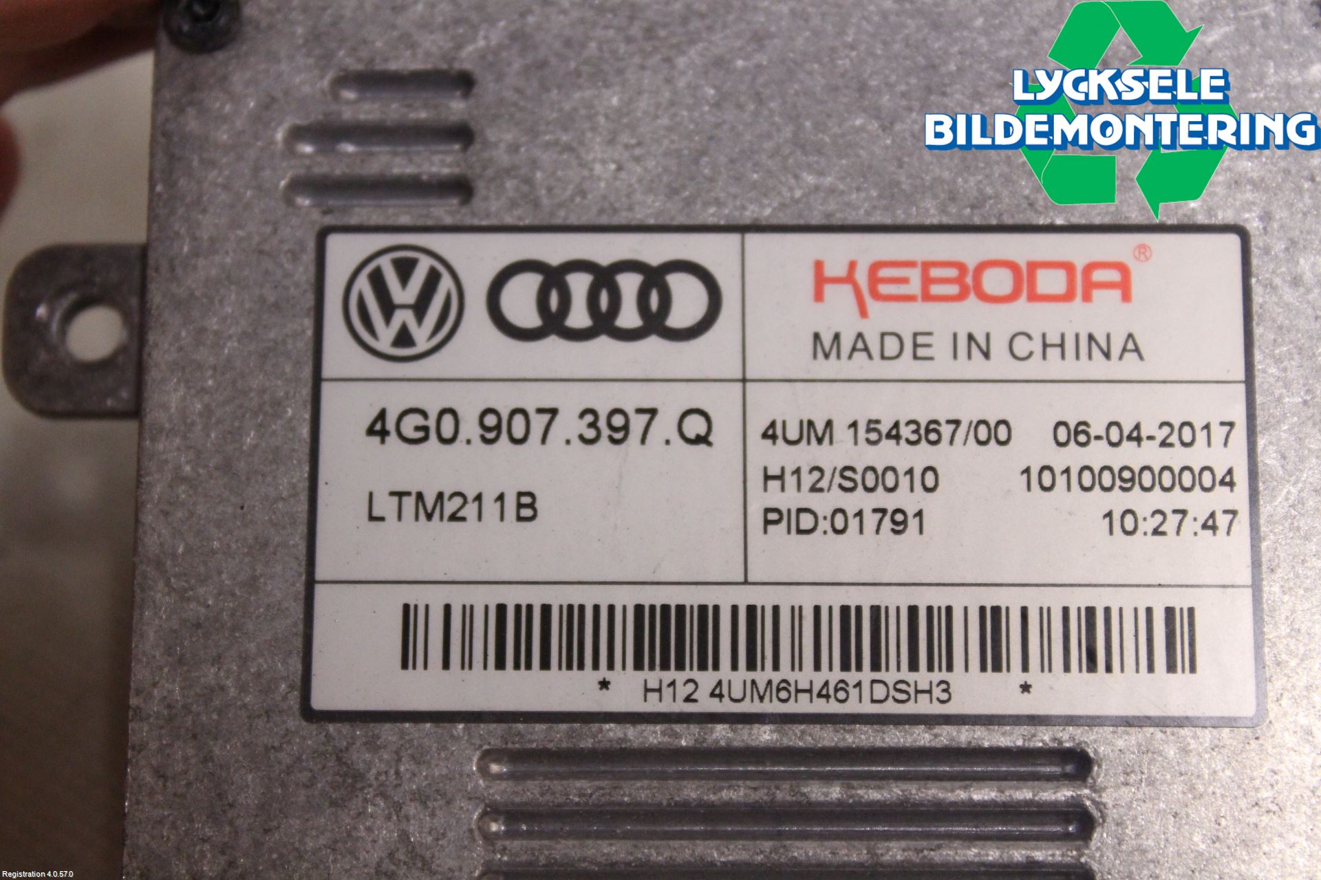 Skoda SUPERB 16-24 Styrenhet Strålkastare