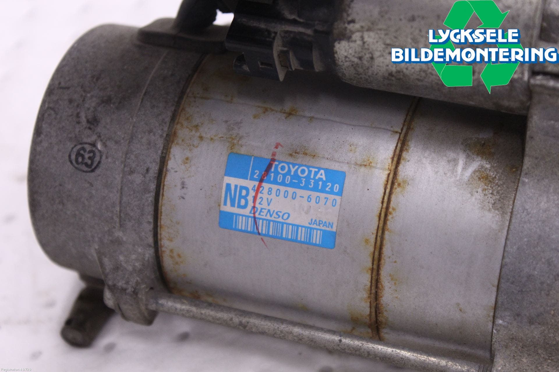 Toyota URBAN CRUISER Startmotor Diesel