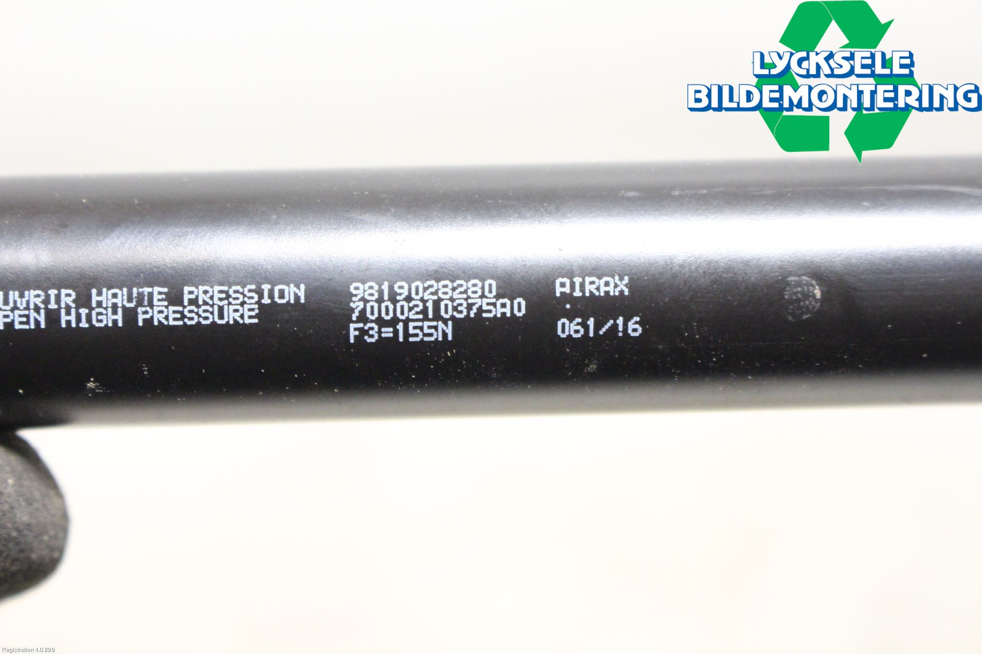 Citroen BERLINGO 08-18 Gasfjäder Baklucka