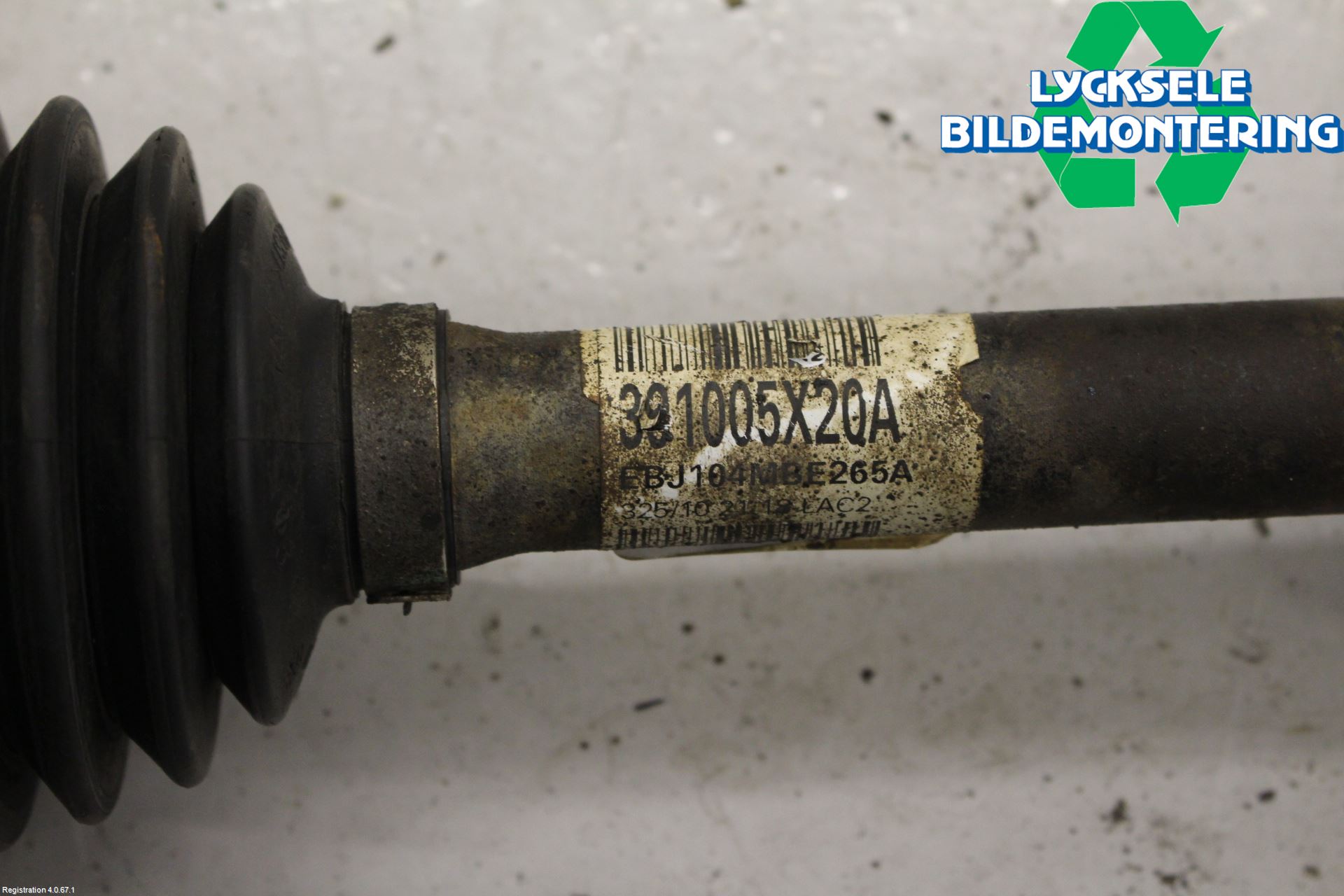 Nissan PATHFINDER R51 05-12 Drivaxel Fram Höger