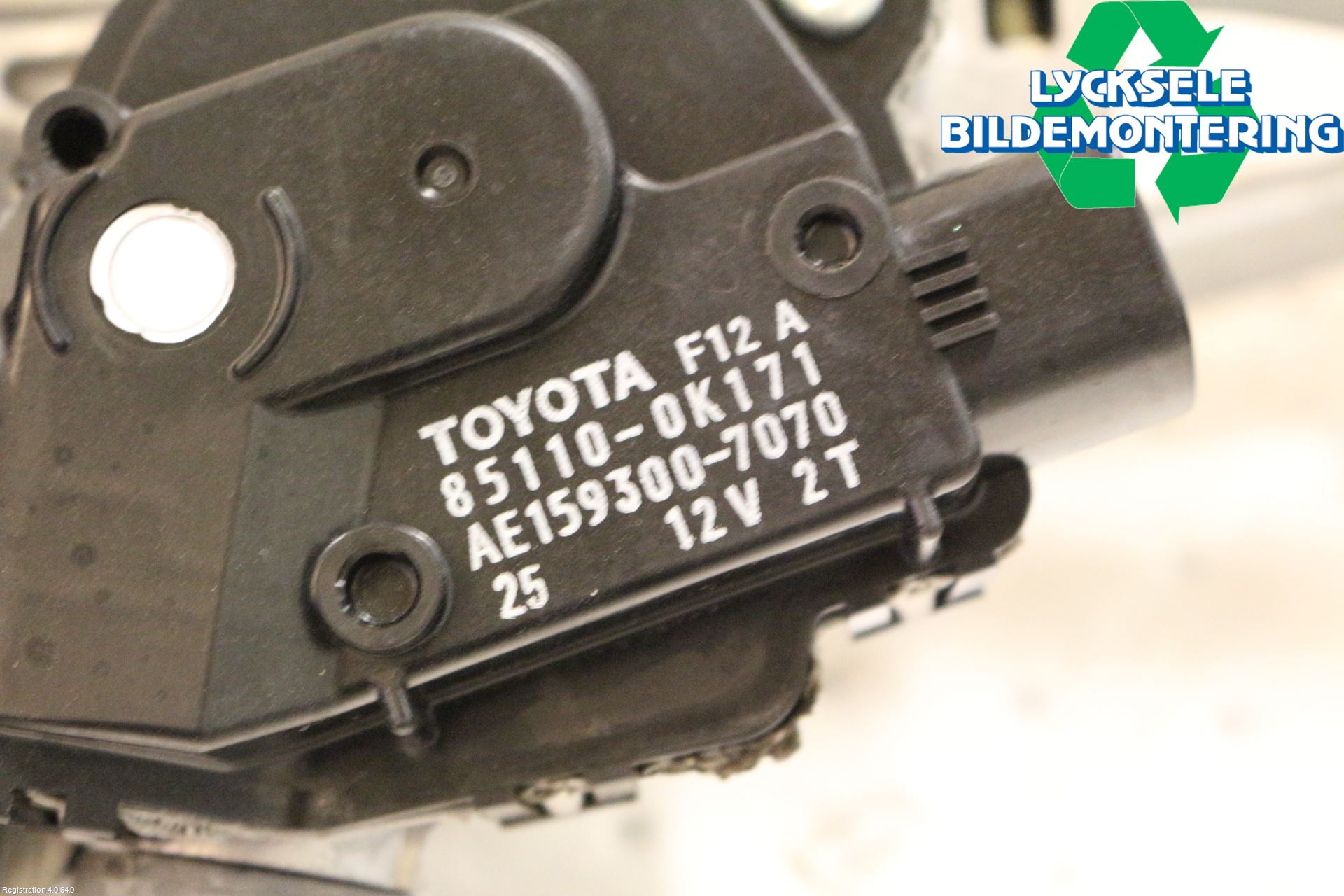 Toyota HILUX 16- Torkarmekanism Vindruta