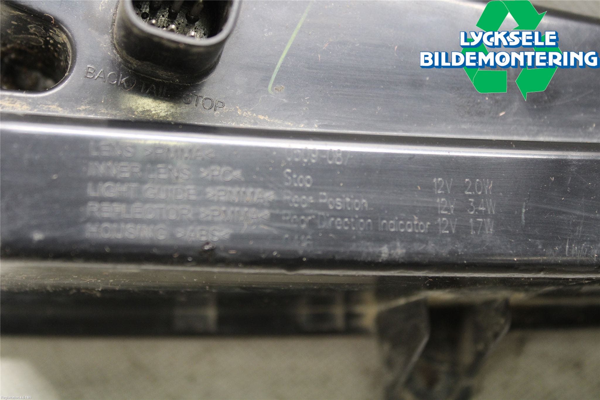 MC och moped ATV ARCTIC CAT Bakljus Höger