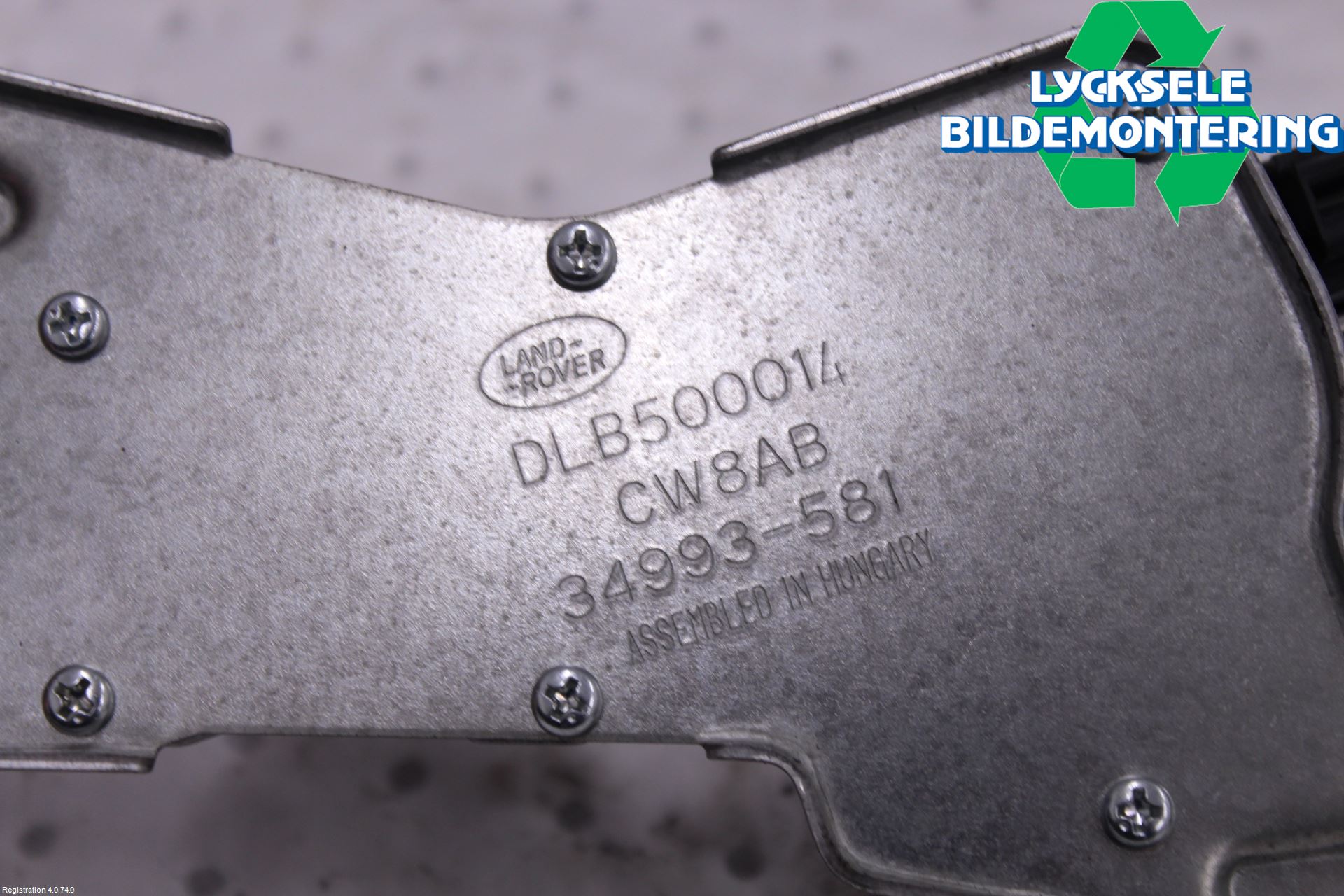 Landrover RANGE ROVER SPORT (L320) 10-13 Torkarmotor Baklucka