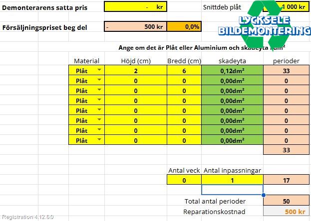 Audi A4/S4 B9 16-19 Dörr Bak Vänster