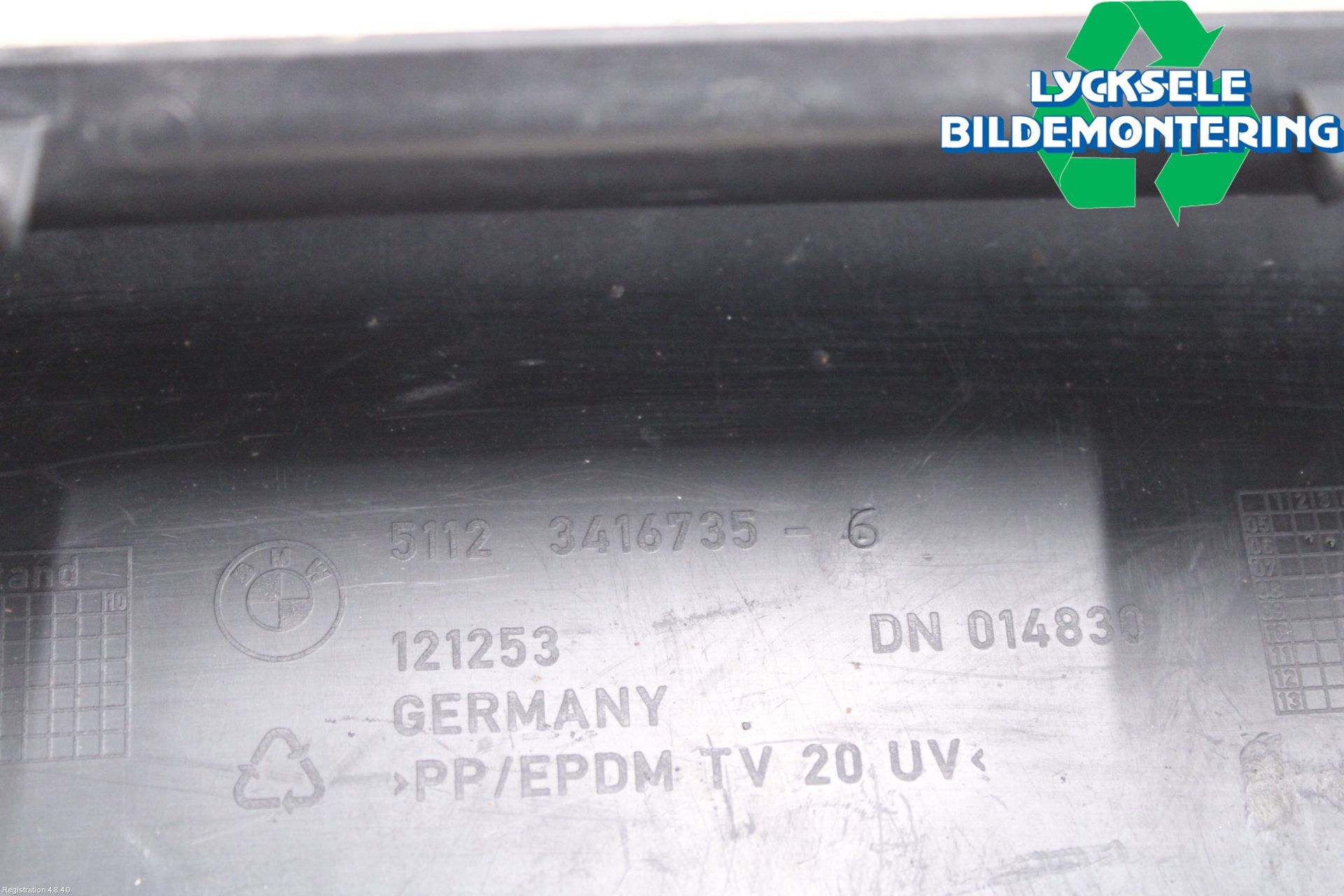 BMW X3 E83     03-10 Stötfångardel Bak Mitt