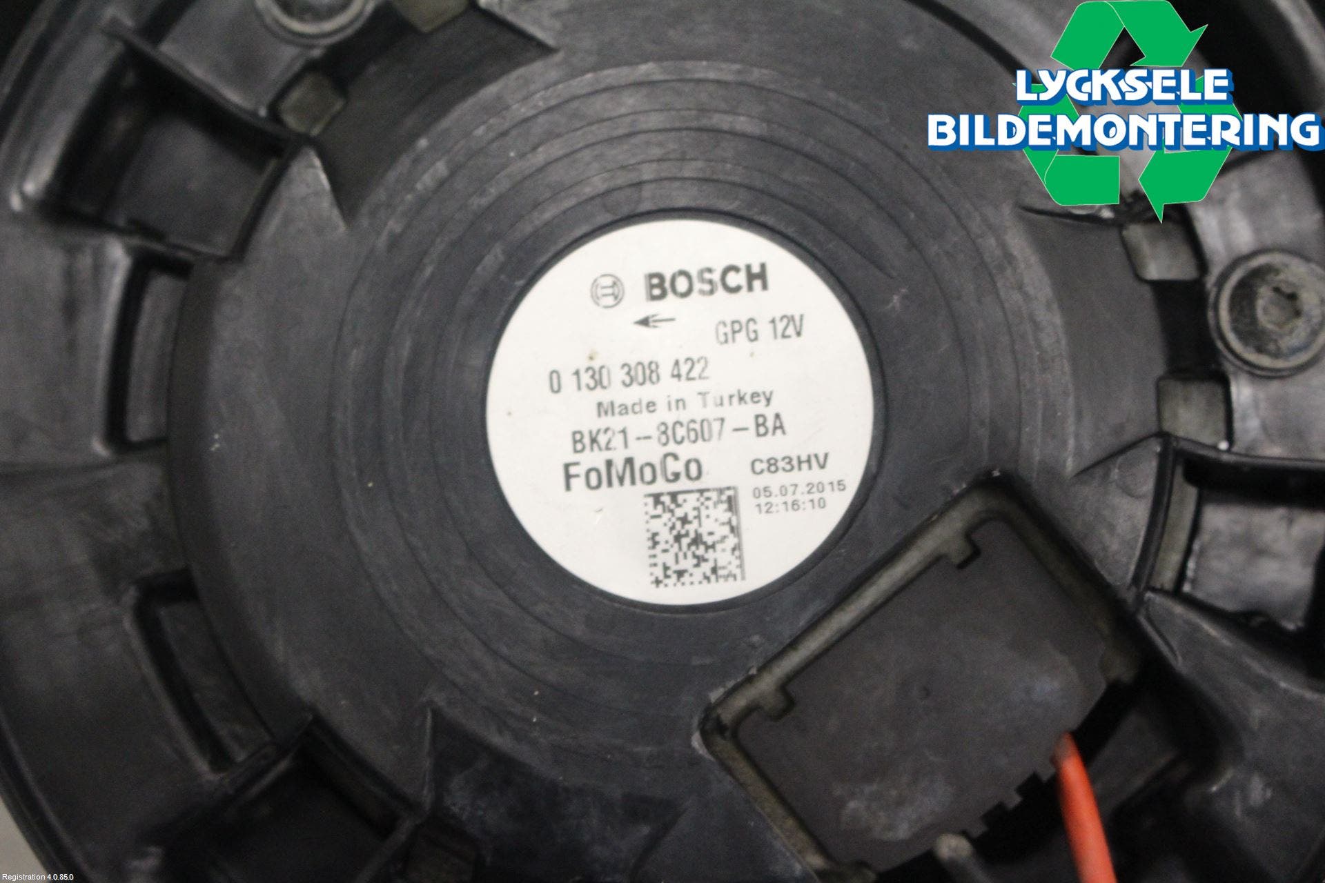 Ford TRANSIT/TOURNEO CUSTOM 13-24 Kylfläkt El