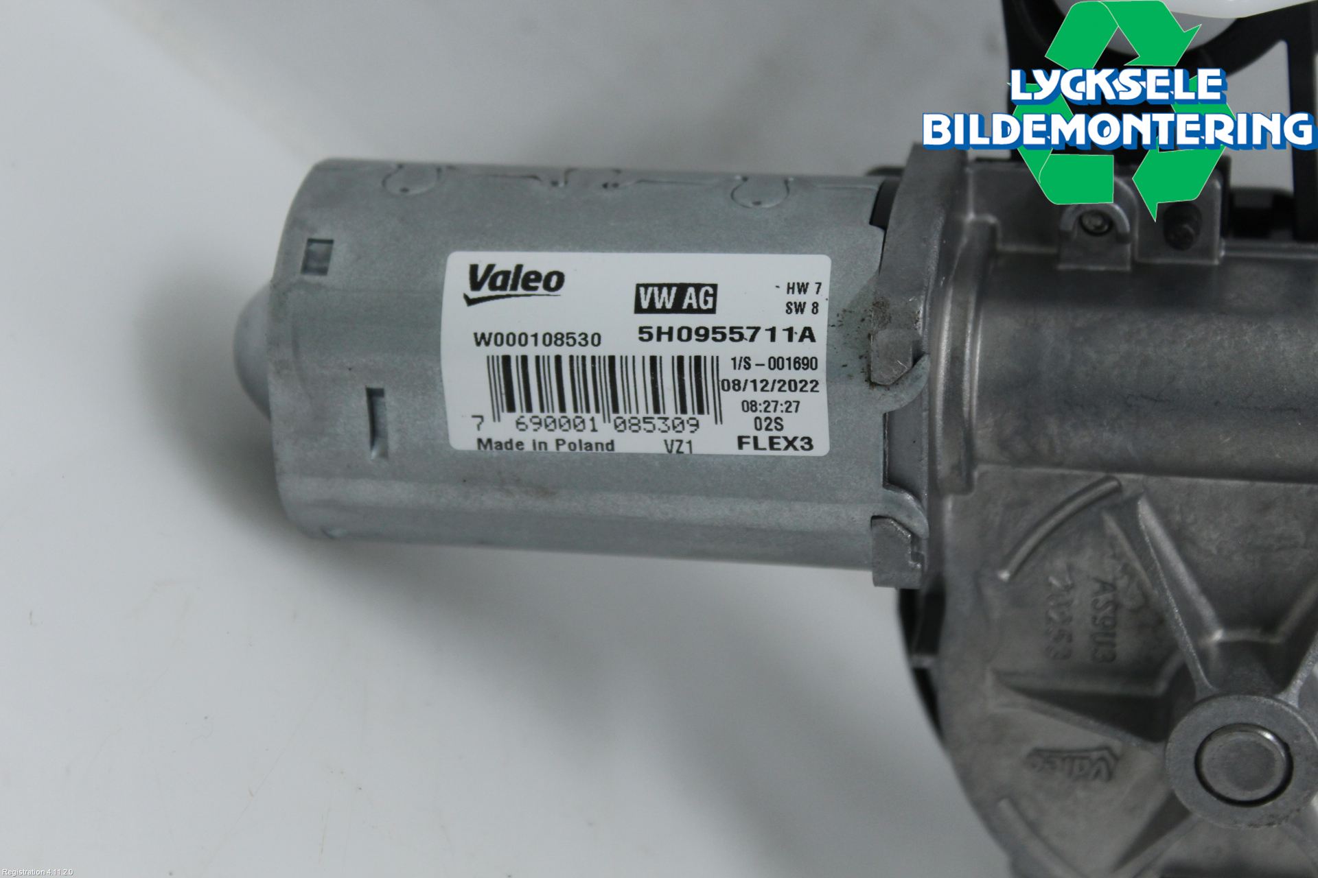 Volkswagen VW GOLF / E-GOLF VIII 20- Torkarmotor Baklucka